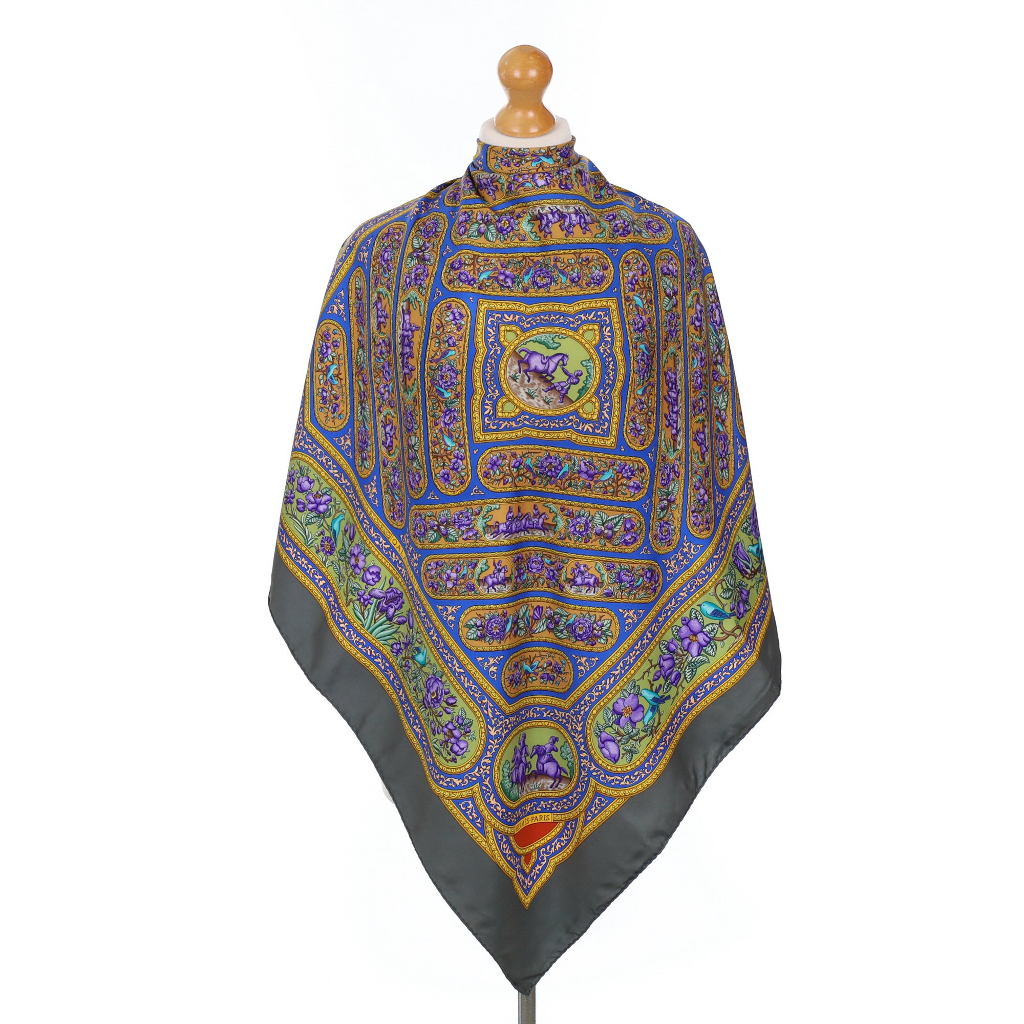 Hermès Qalamdan Silk Scarf