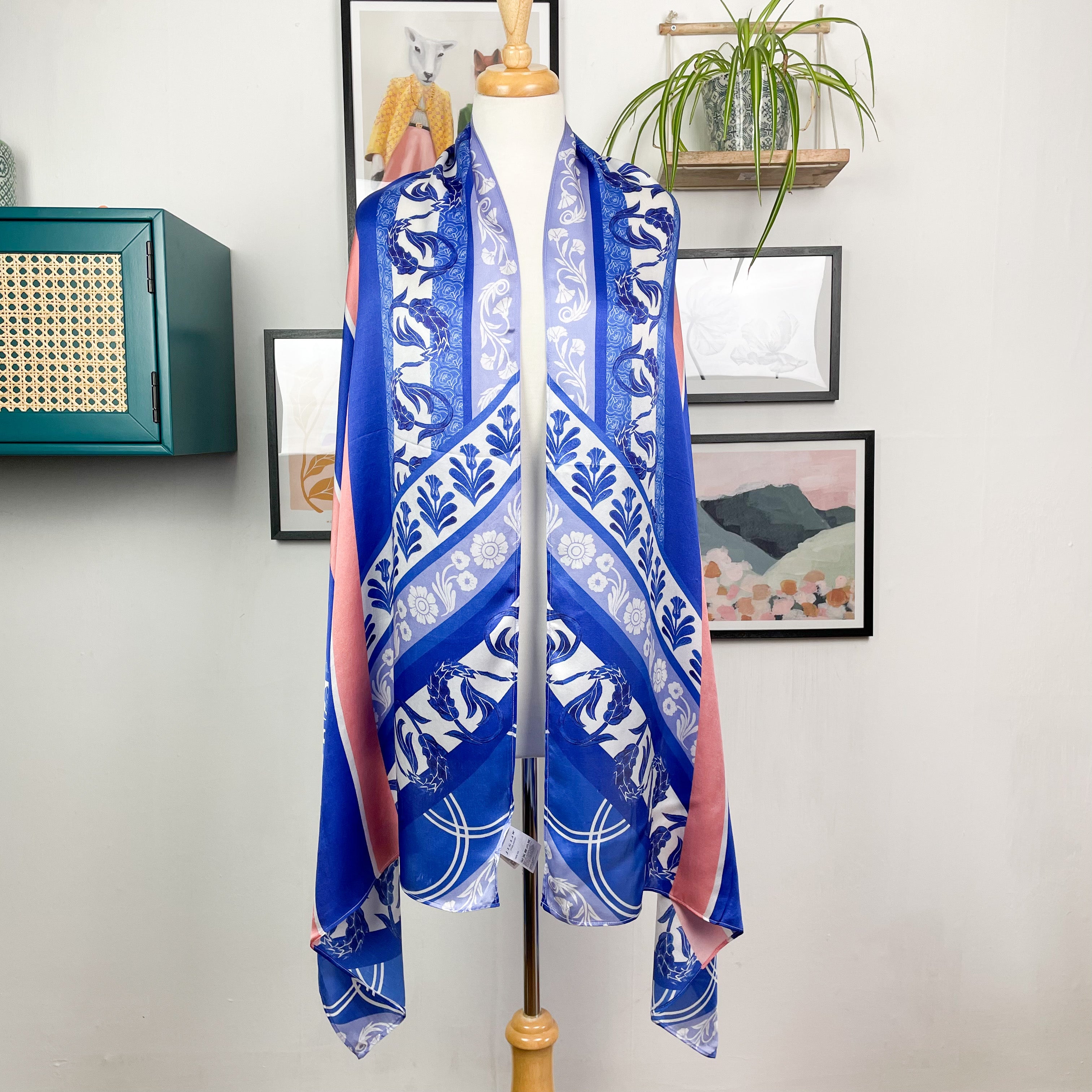 Brand New Jigsaw Wrap Style Satin Silk Scarf