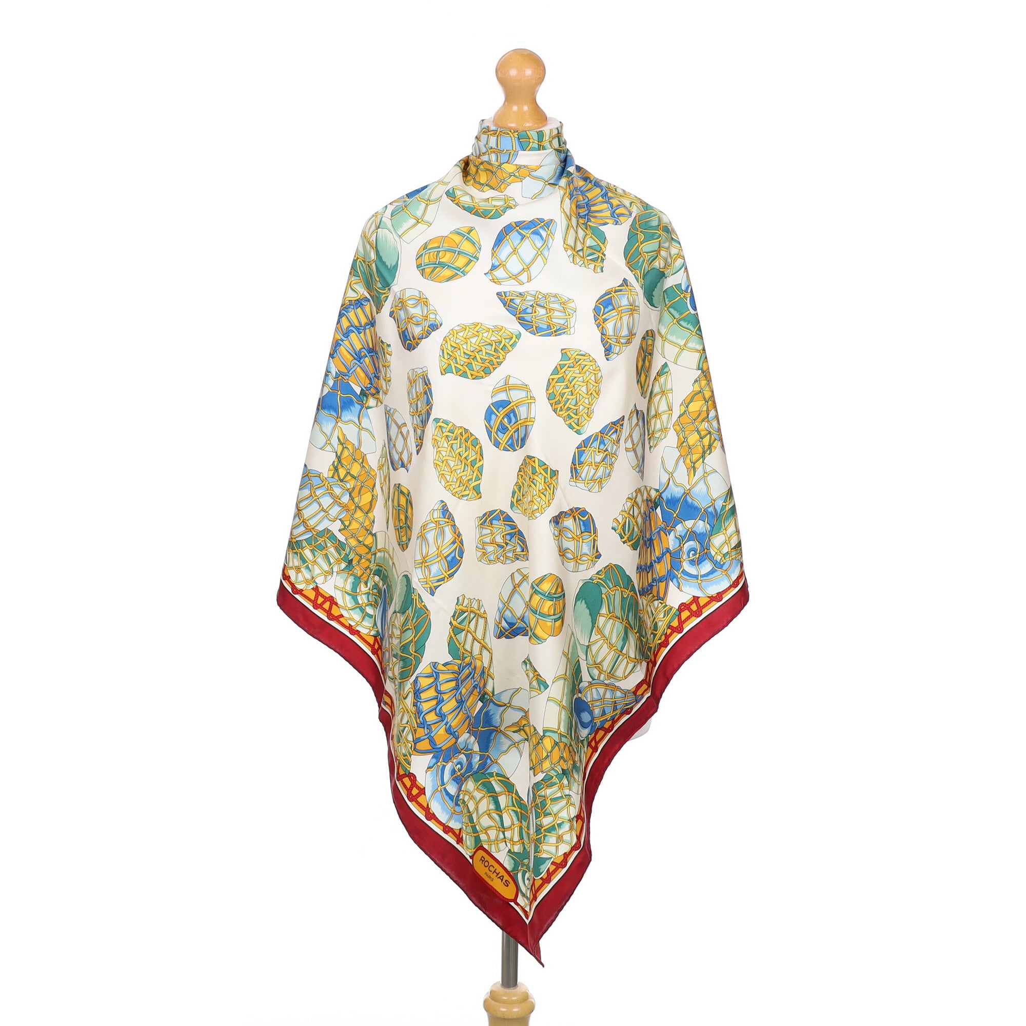 Rochas Nautical Shell Silk Scarf
