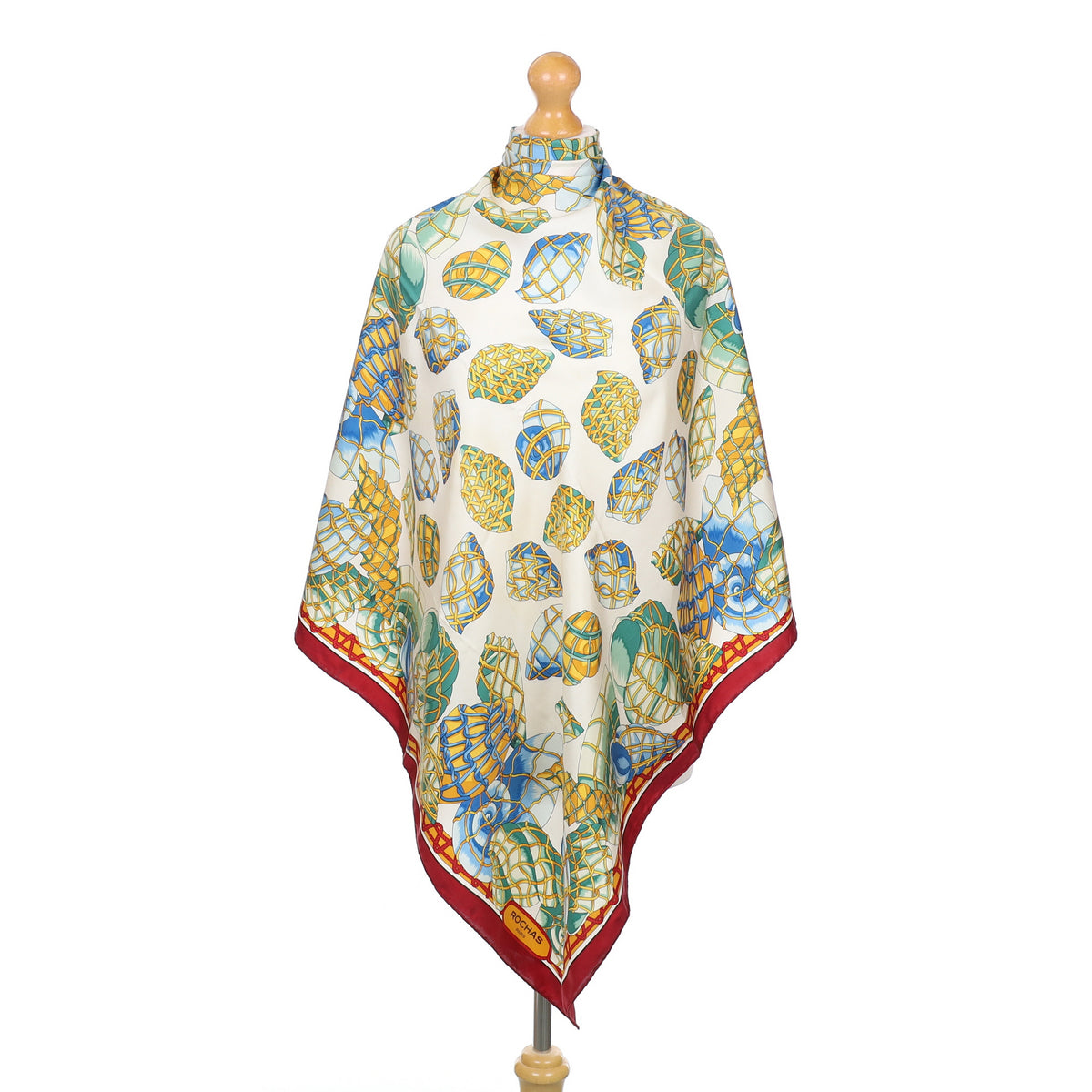 Rochas Nautical Shell Silk Scarf