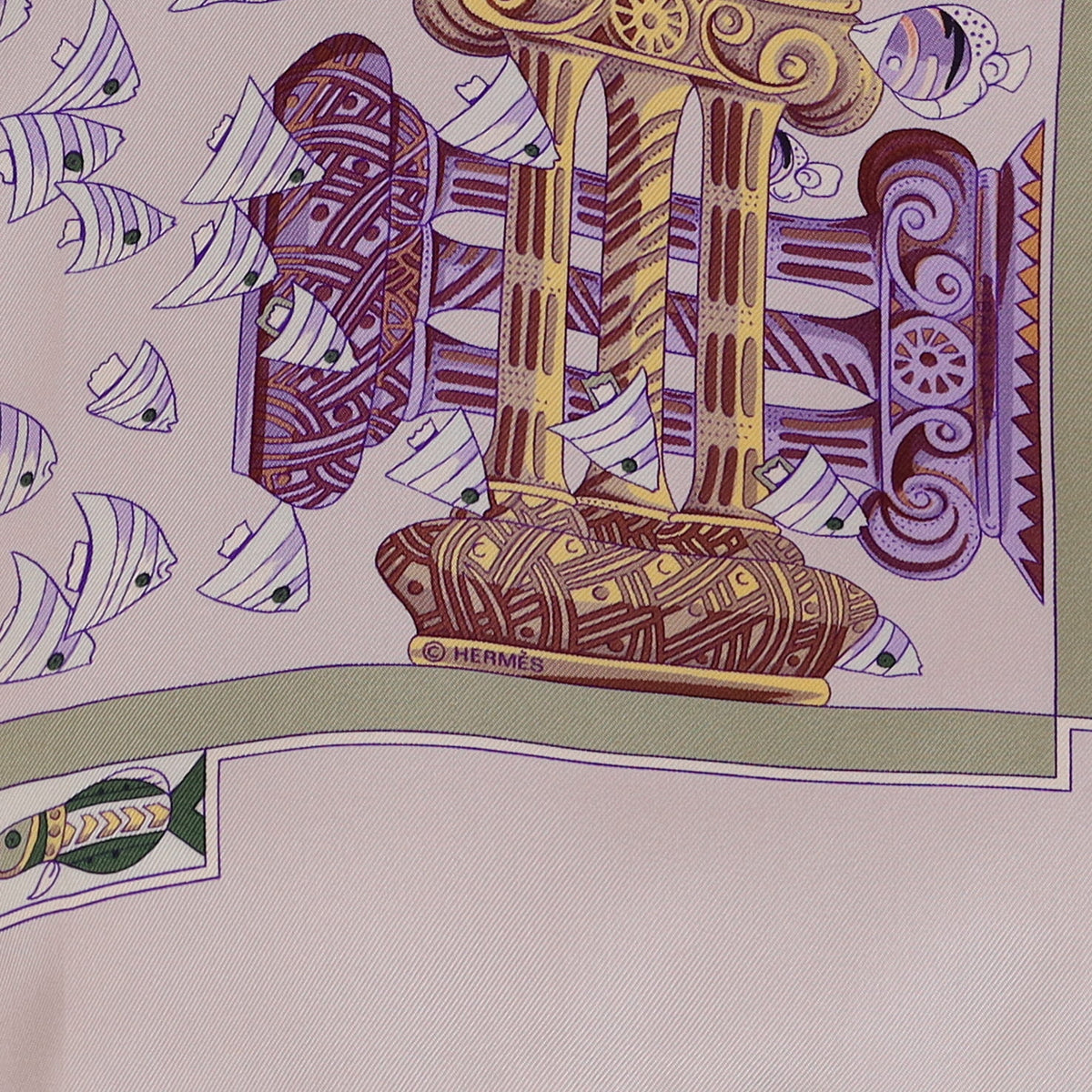 Hermès Rencontre Océane Silk Scarf
