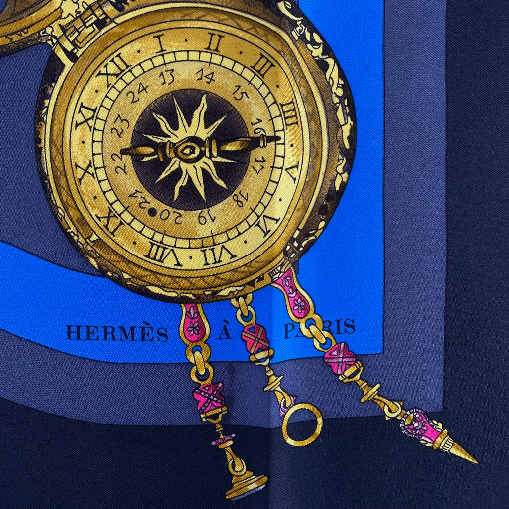 Brand New Boxed Hermès La Ronde Des Heures Silk Scarf