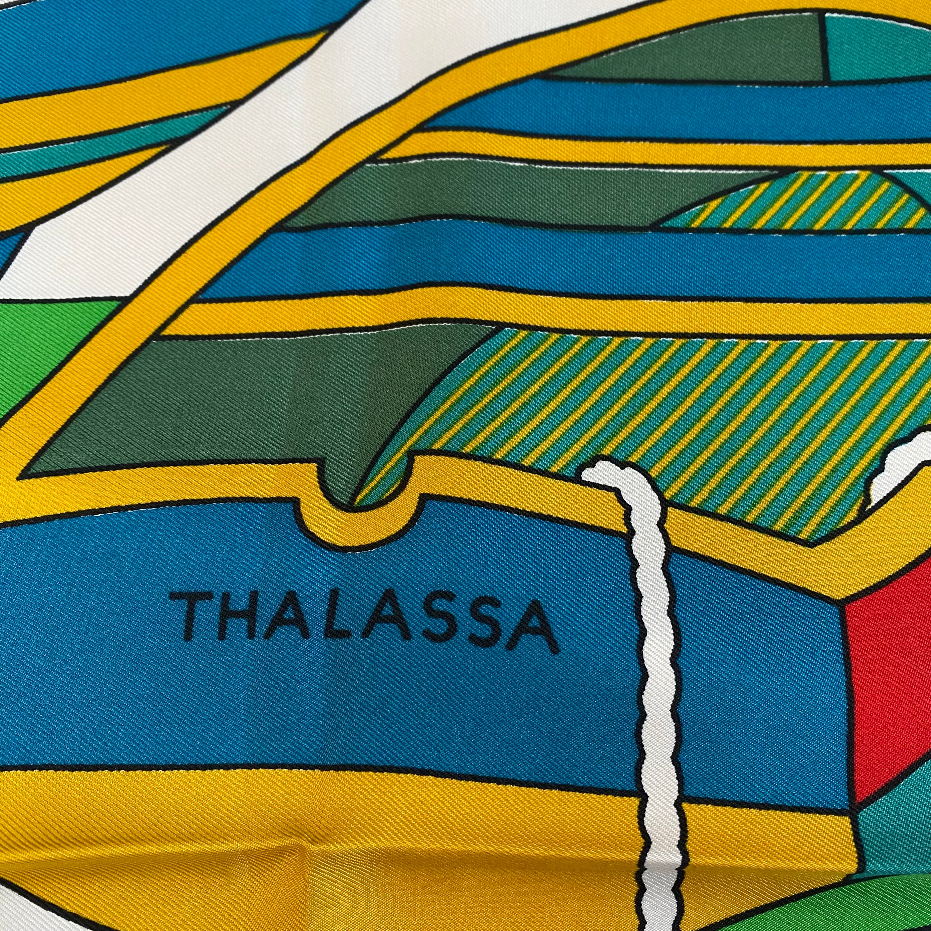 Hermès Thalassa Silk Scarf Quite Rare
