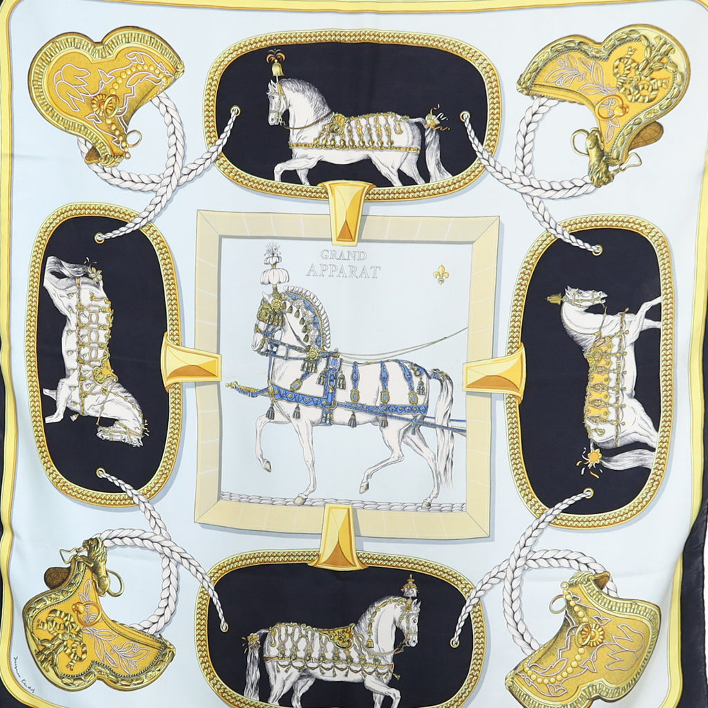 Hermès Grand Apparat Vintage Silk Scarf