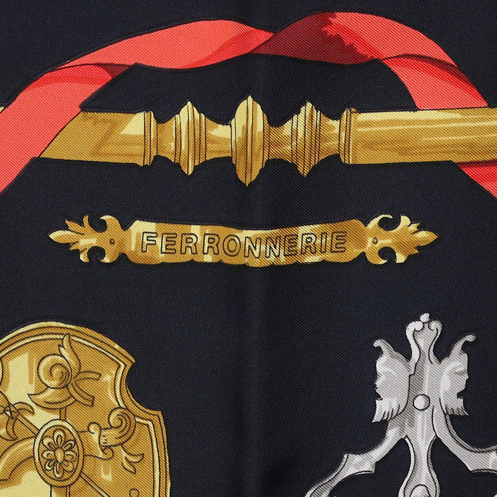 Hermès Ferronnerie Silk Scarf