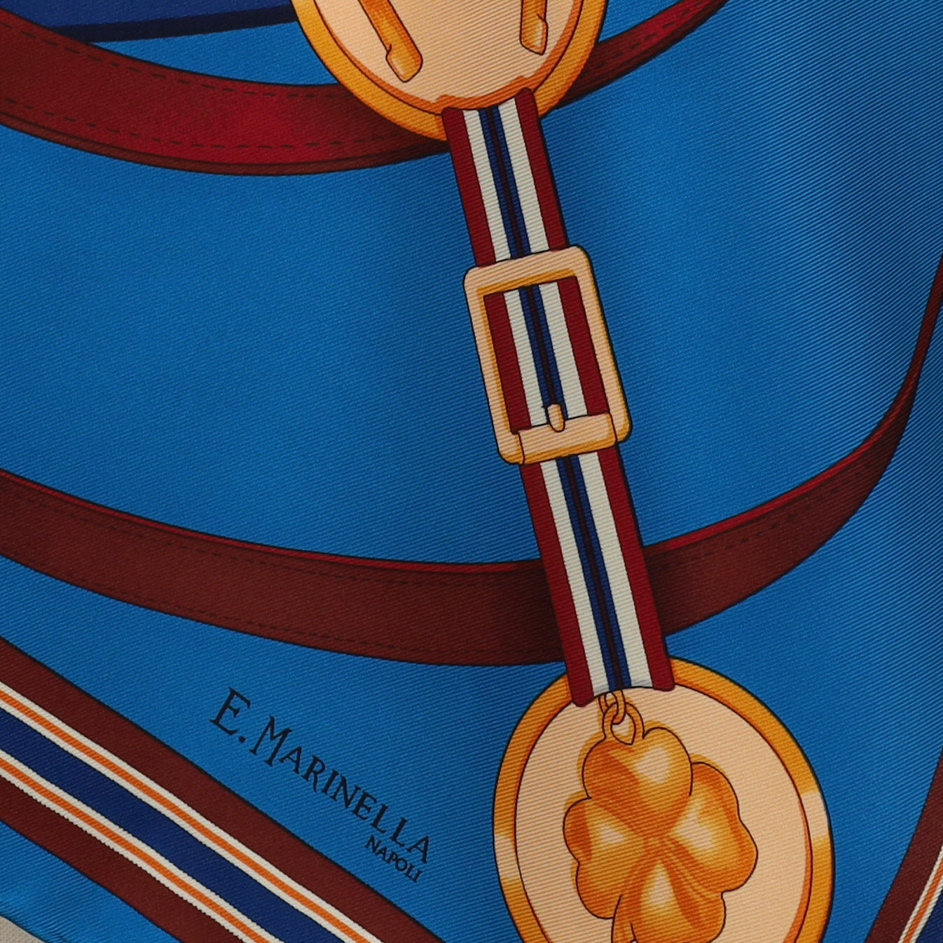 Brand New E.Marinella Designer Silk Scarf
