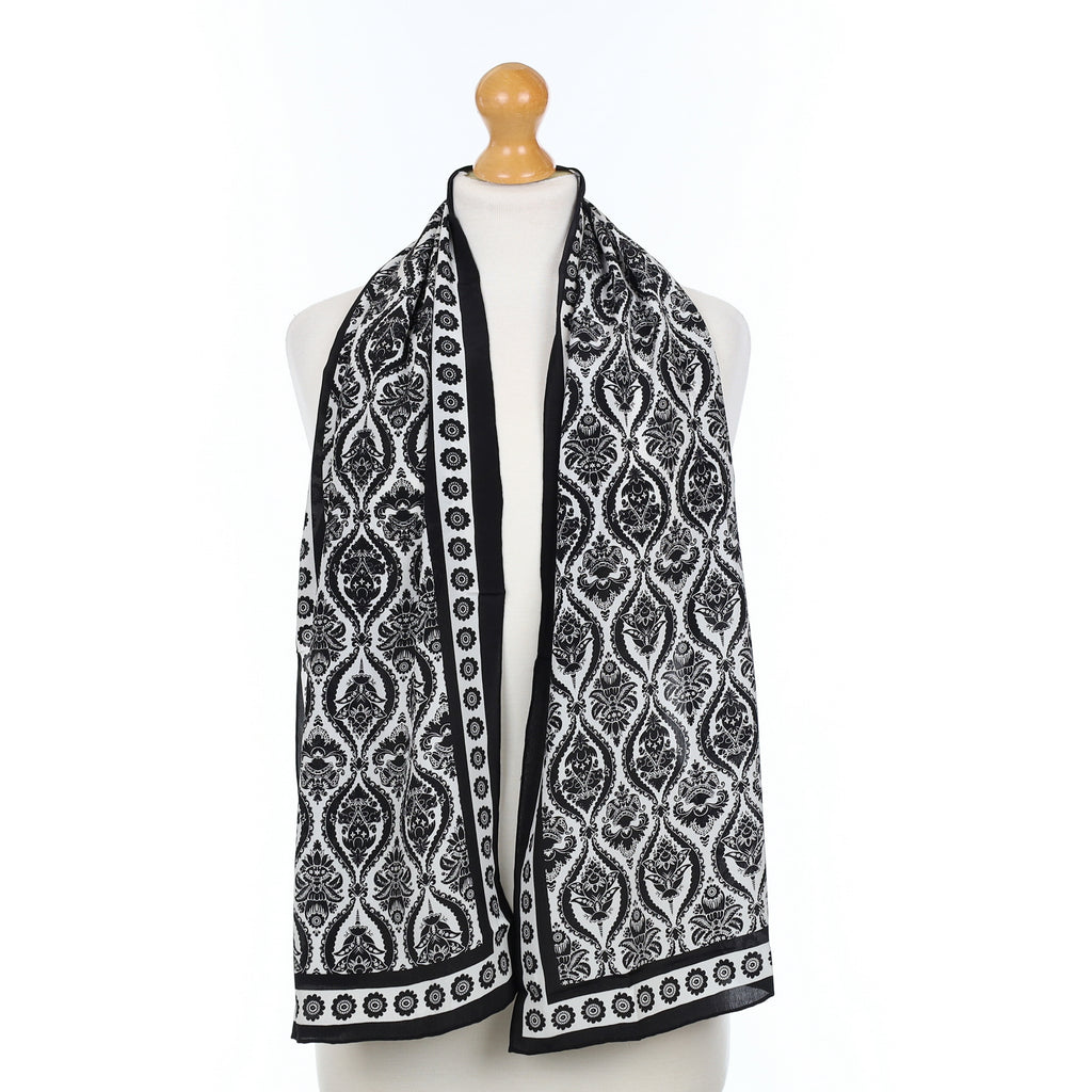 Brand New Fox & Chave Silk Scarf