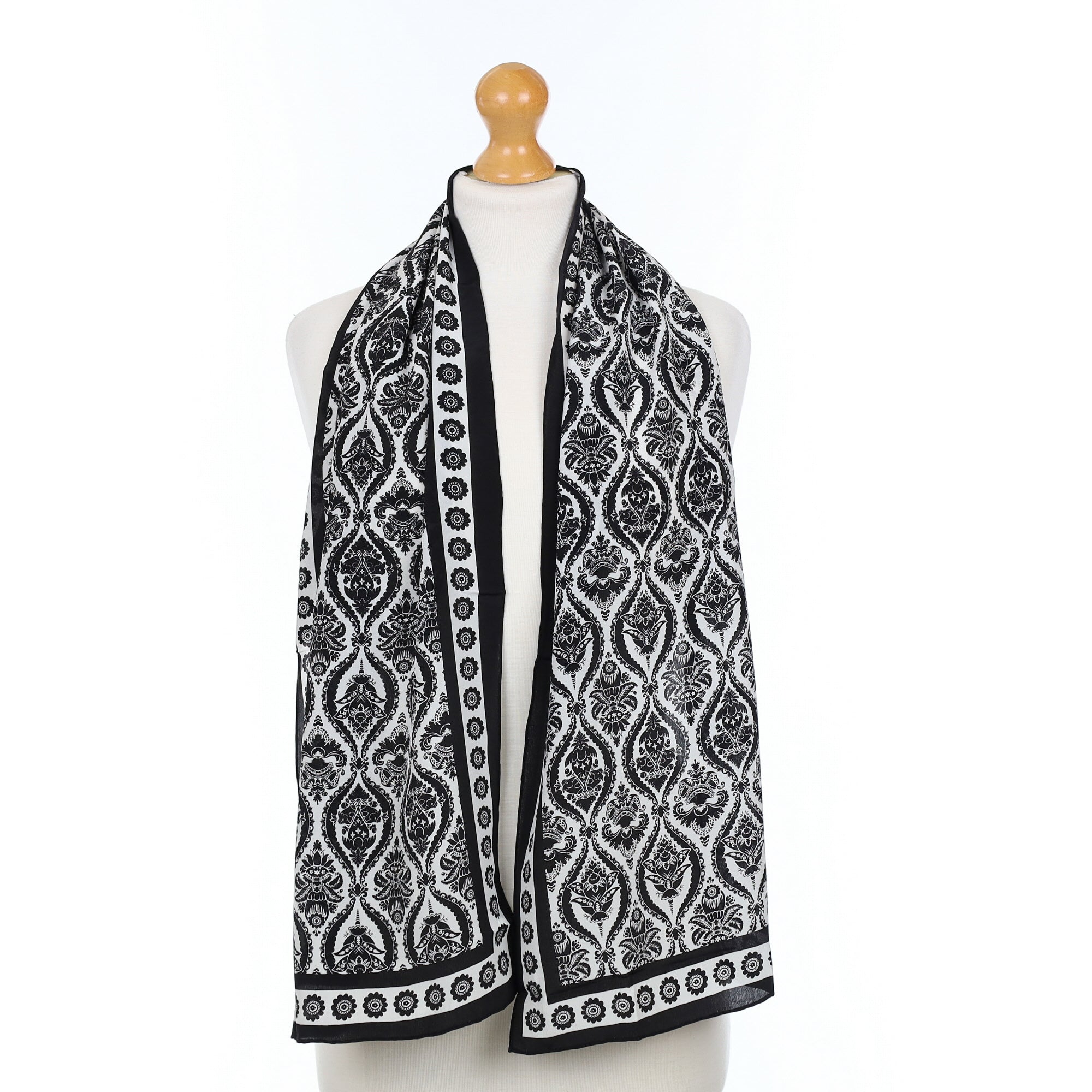 Brand New Fox & Chave Silk Scarf