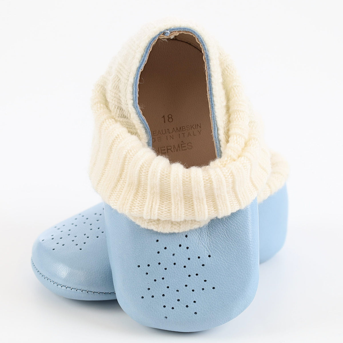 Brand New Boxed Hermès Infant Sock Shoes