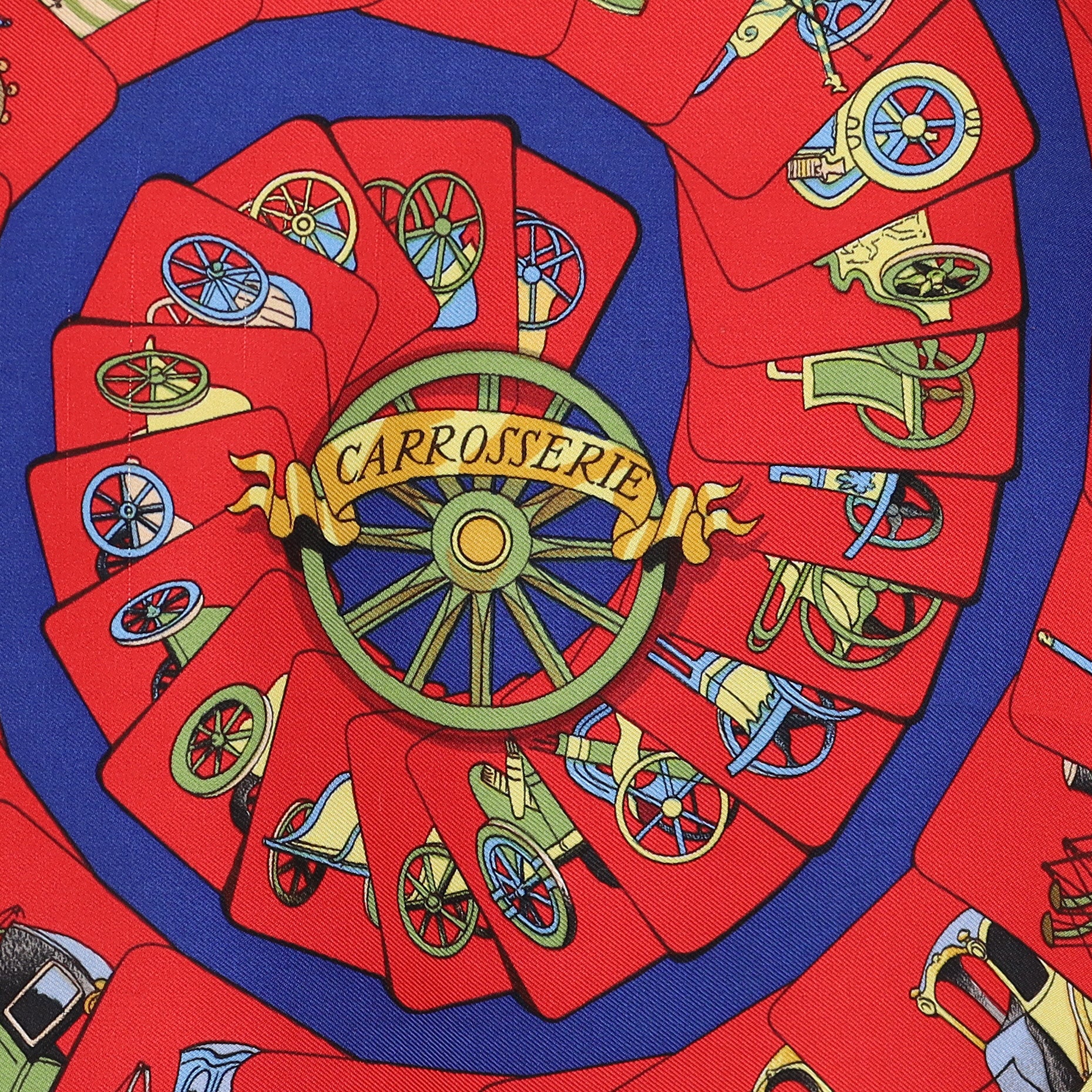 Pristine Hermès Carrosserie Silk Scarf