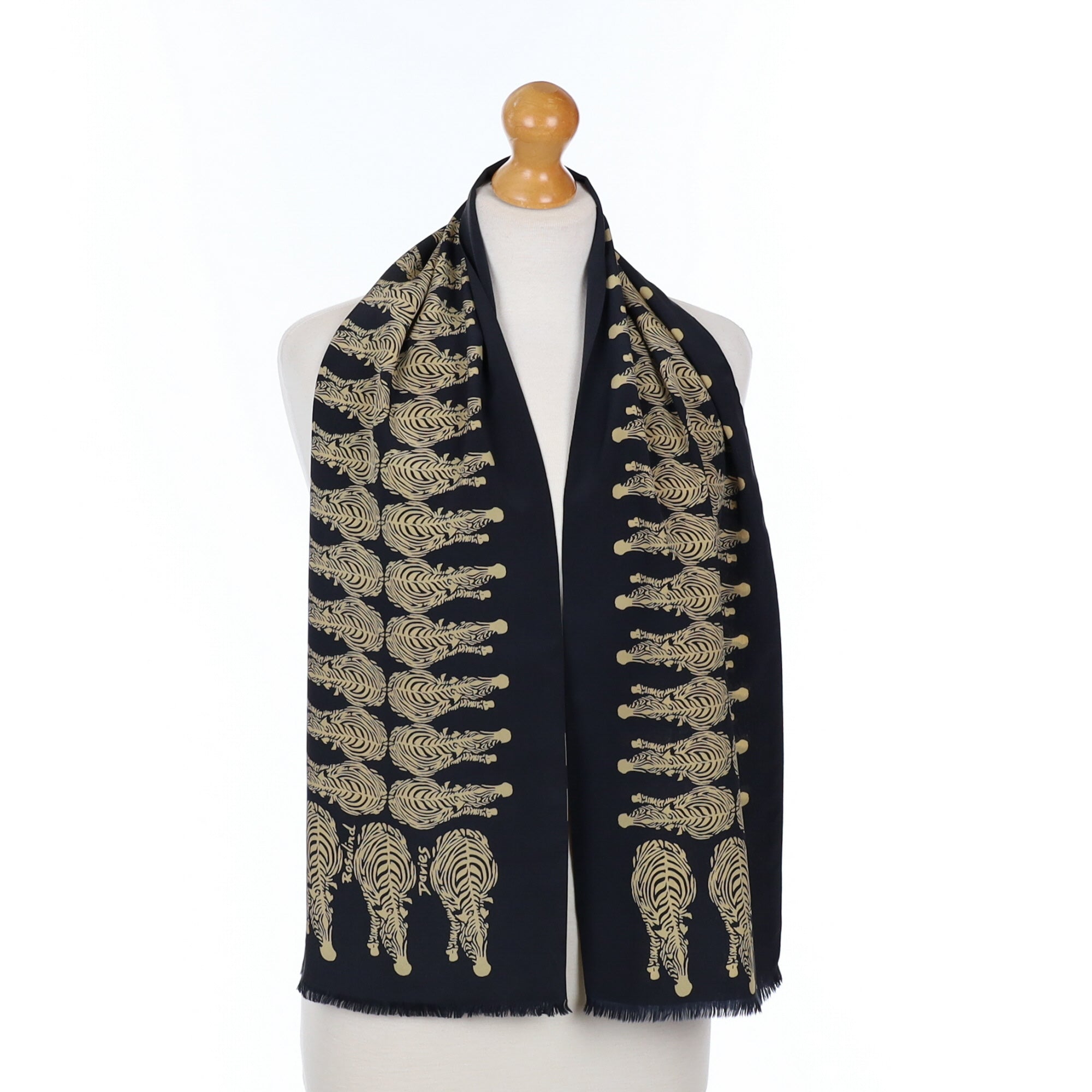 Rosalind Davies Zebra Silk Scarf
