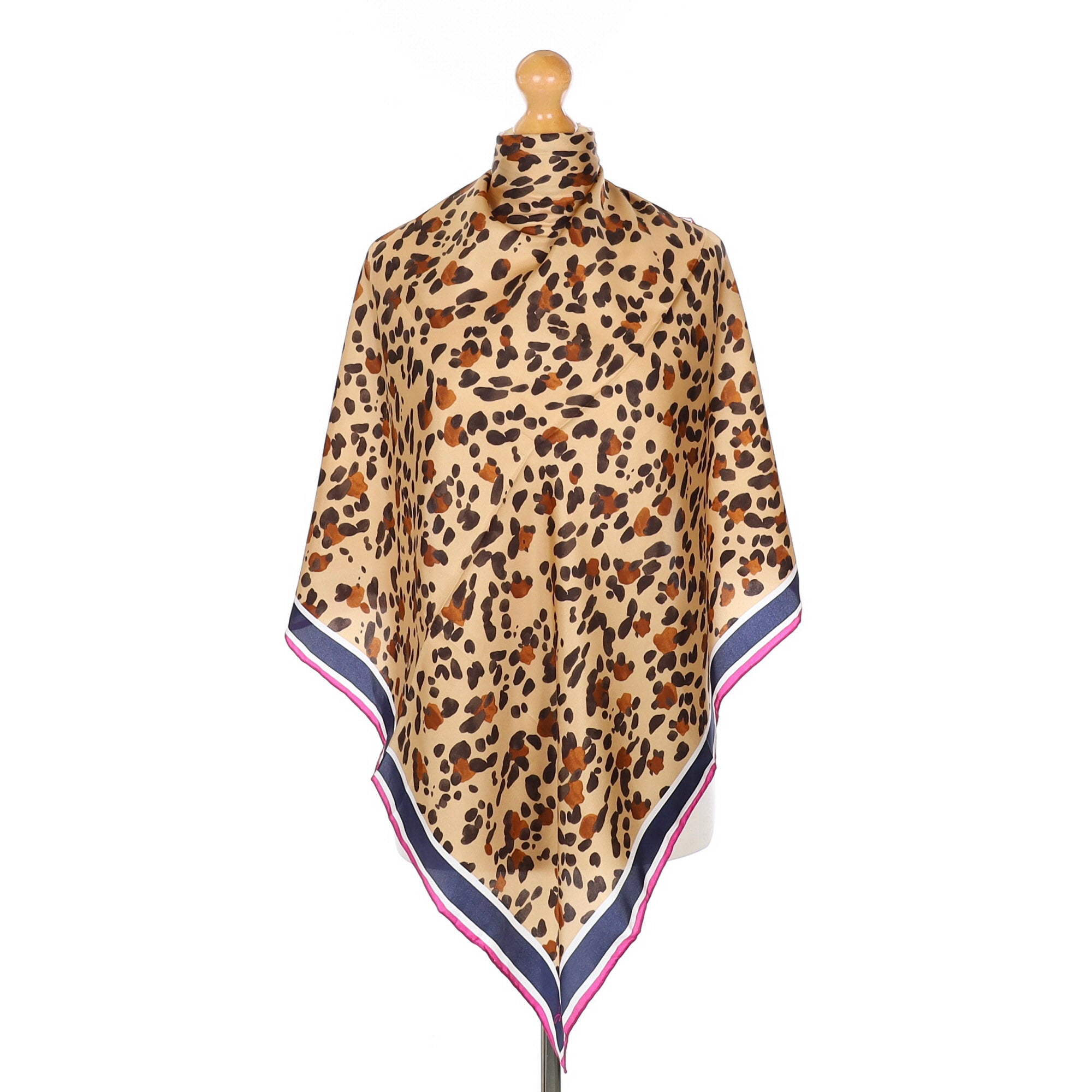 Joules Animal Print Silk Scarf