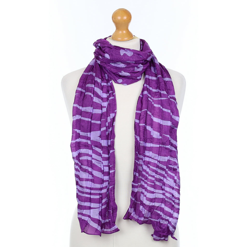 Brand New Patra Crinkle Silk Scarf