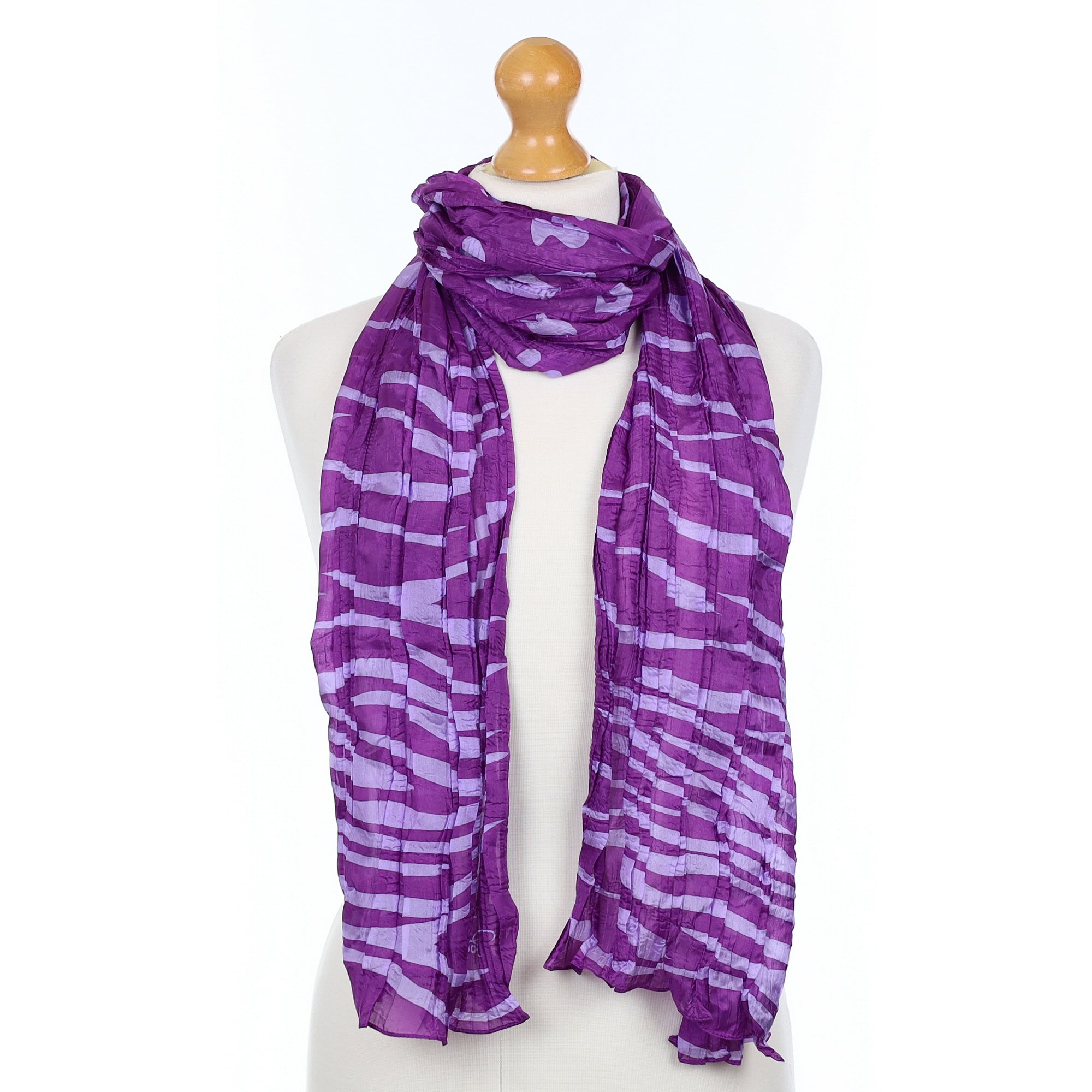 Brand New Patra Crinkle Silk Scarf