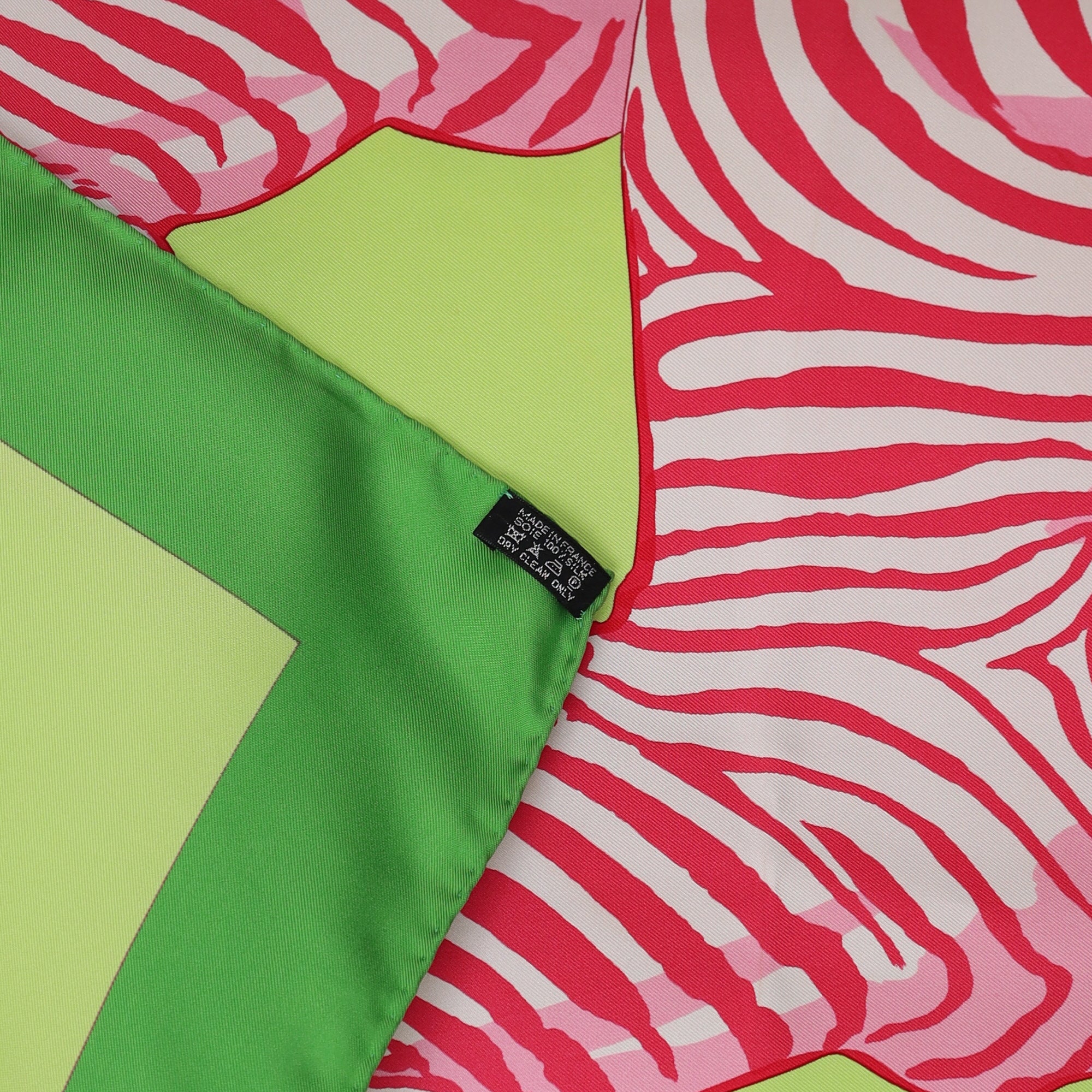 Hermès Les Zèbres Silk Scarf