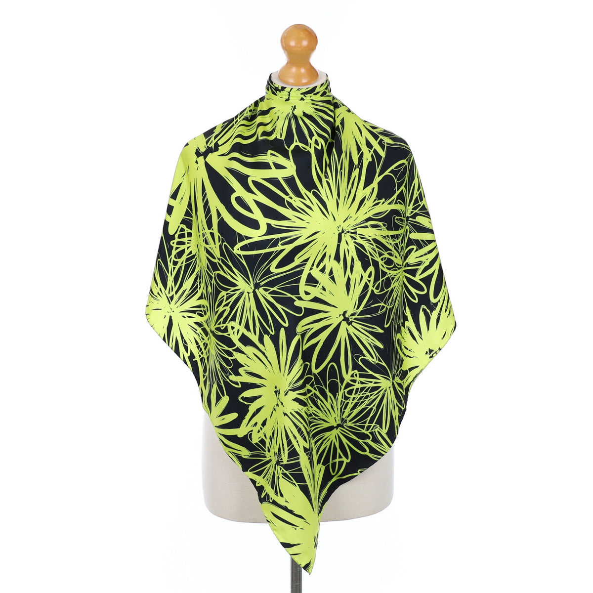 Clelia & Romy Floral Silk Scarf