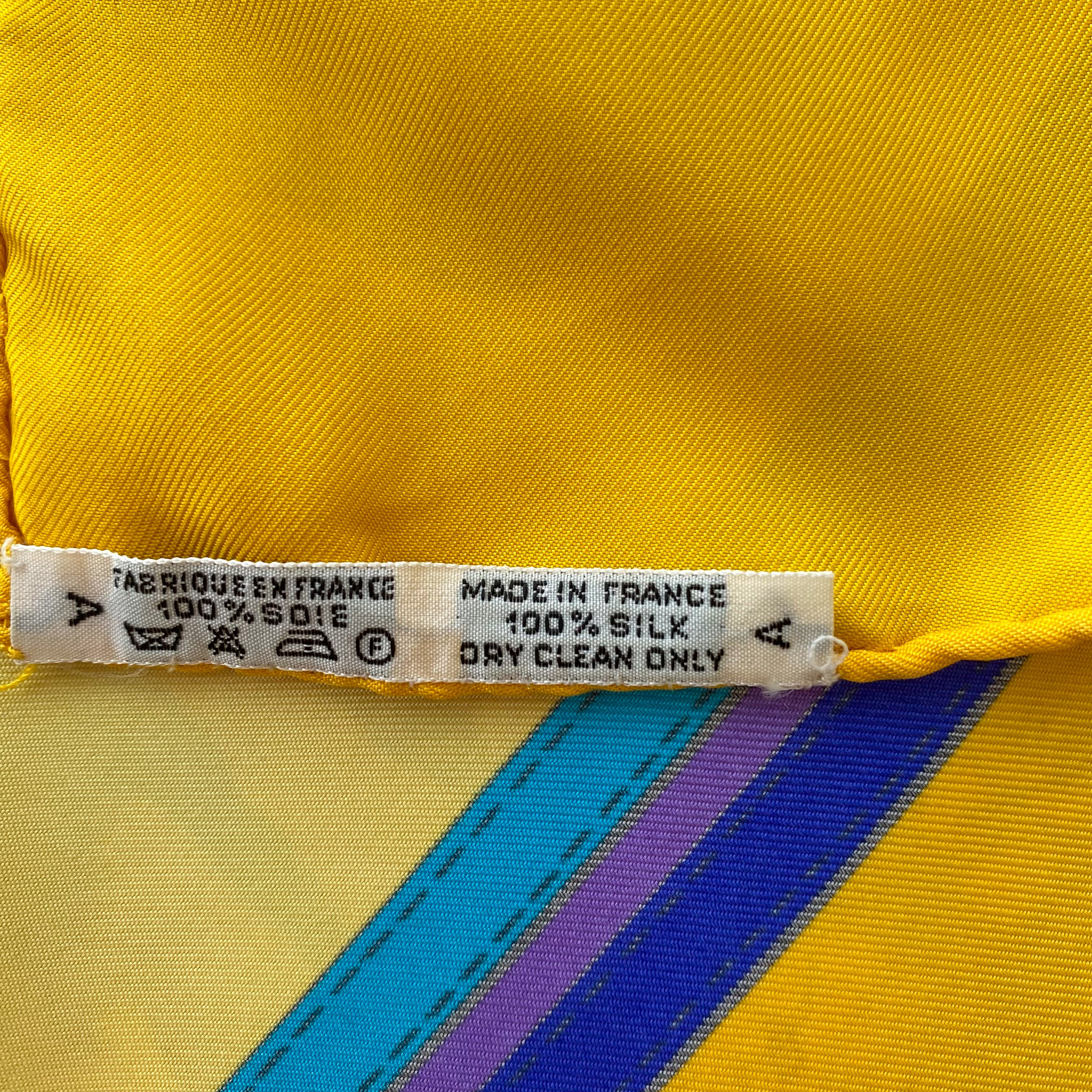Hermès Ecuries Equestrian Silk Scarf