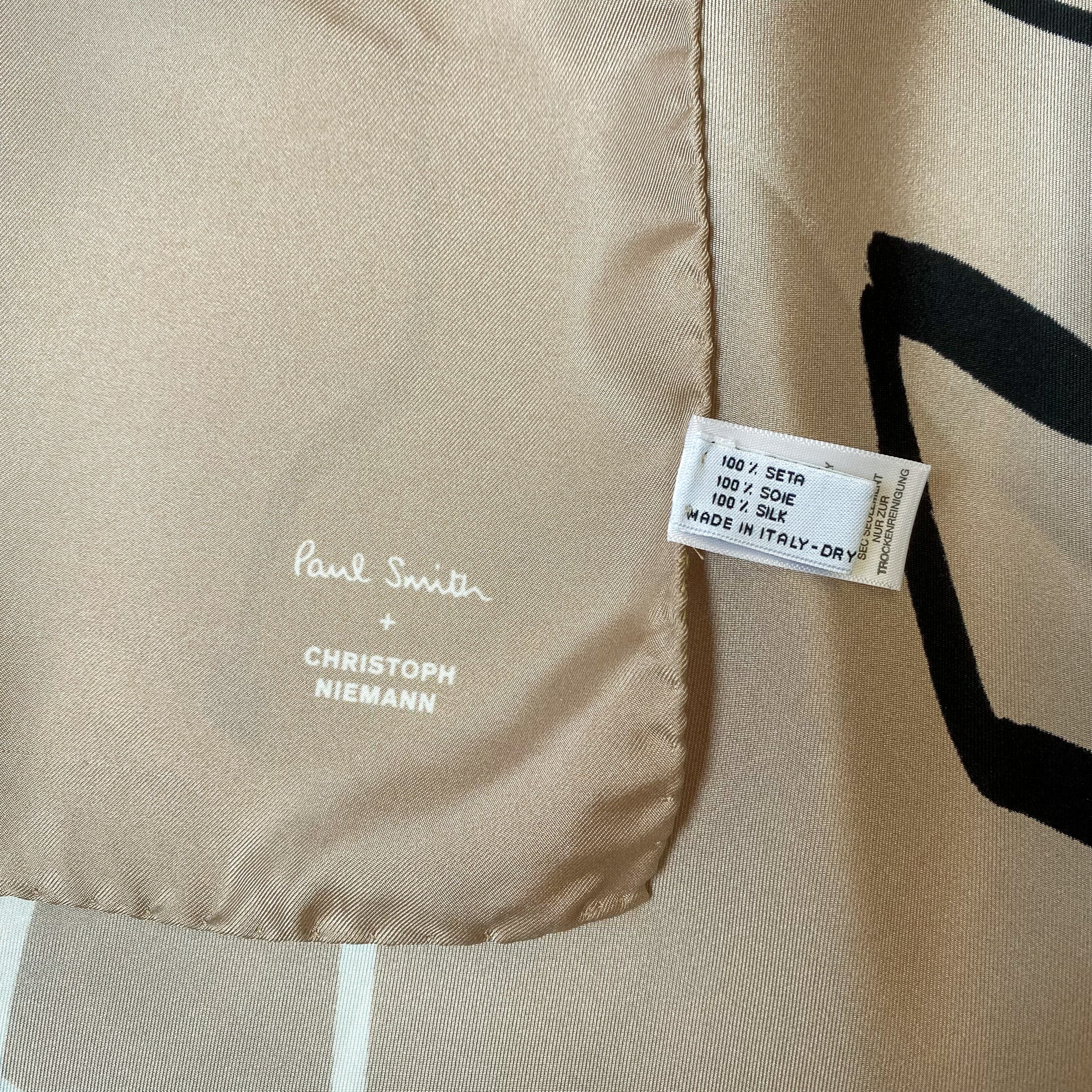 Large Paul Smith Silk Scarf
