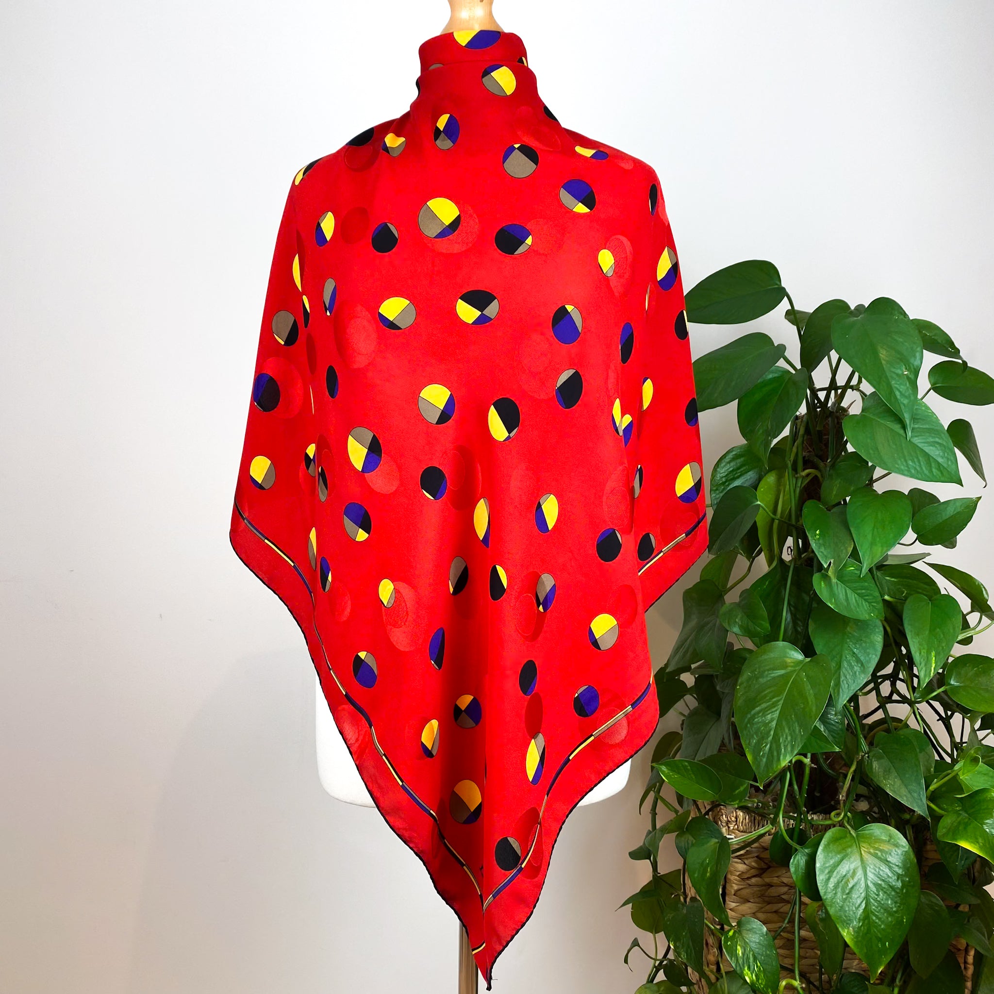 Lanvin Paris Crêpe Designer Silk Scarf