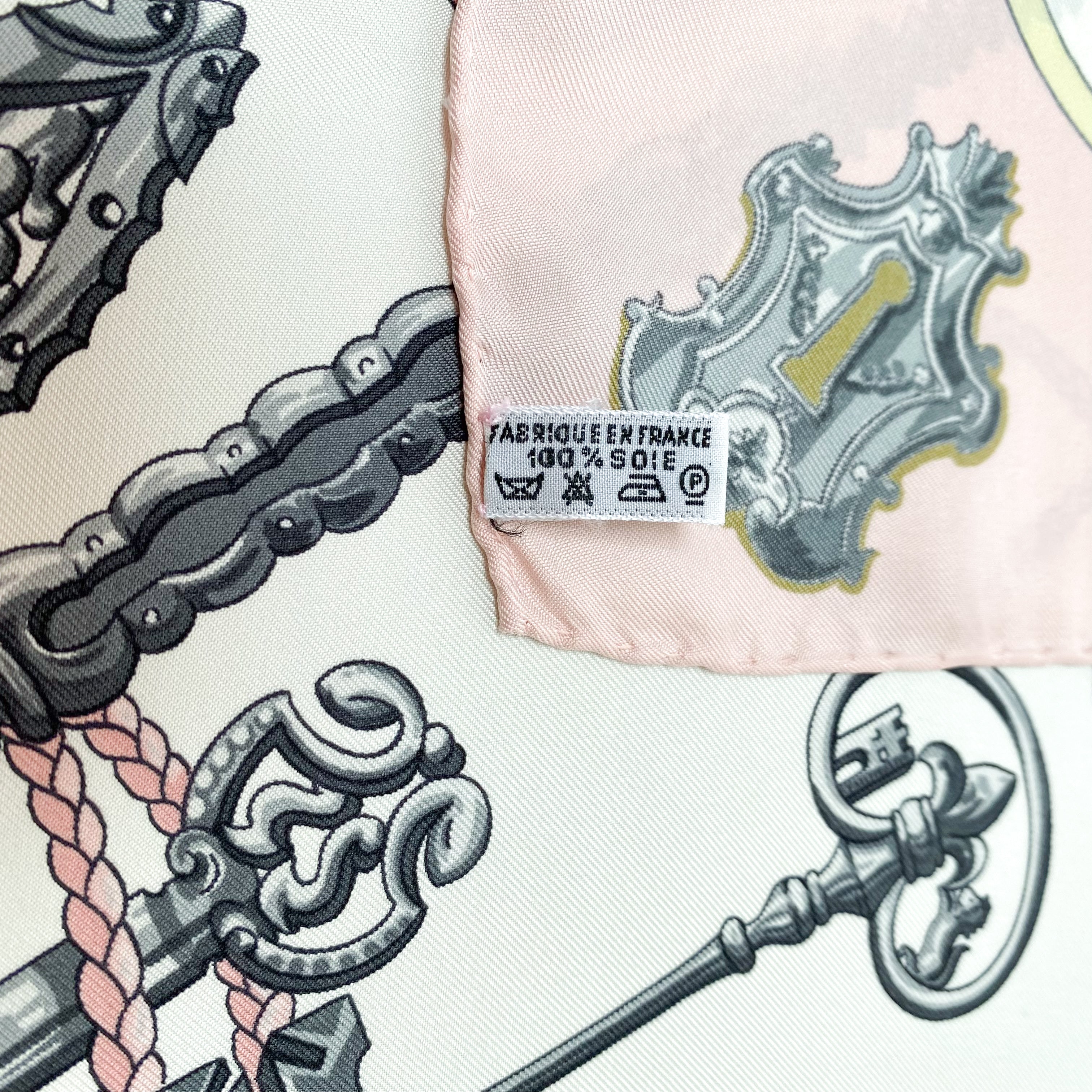 Boxed Hermès Les Clefs Silk Scarf