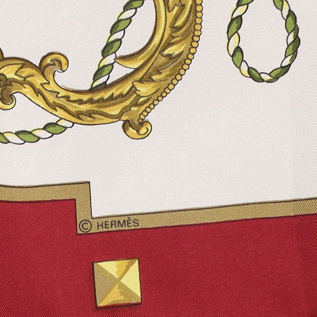 Hermès Les Clefs Silk Scarf