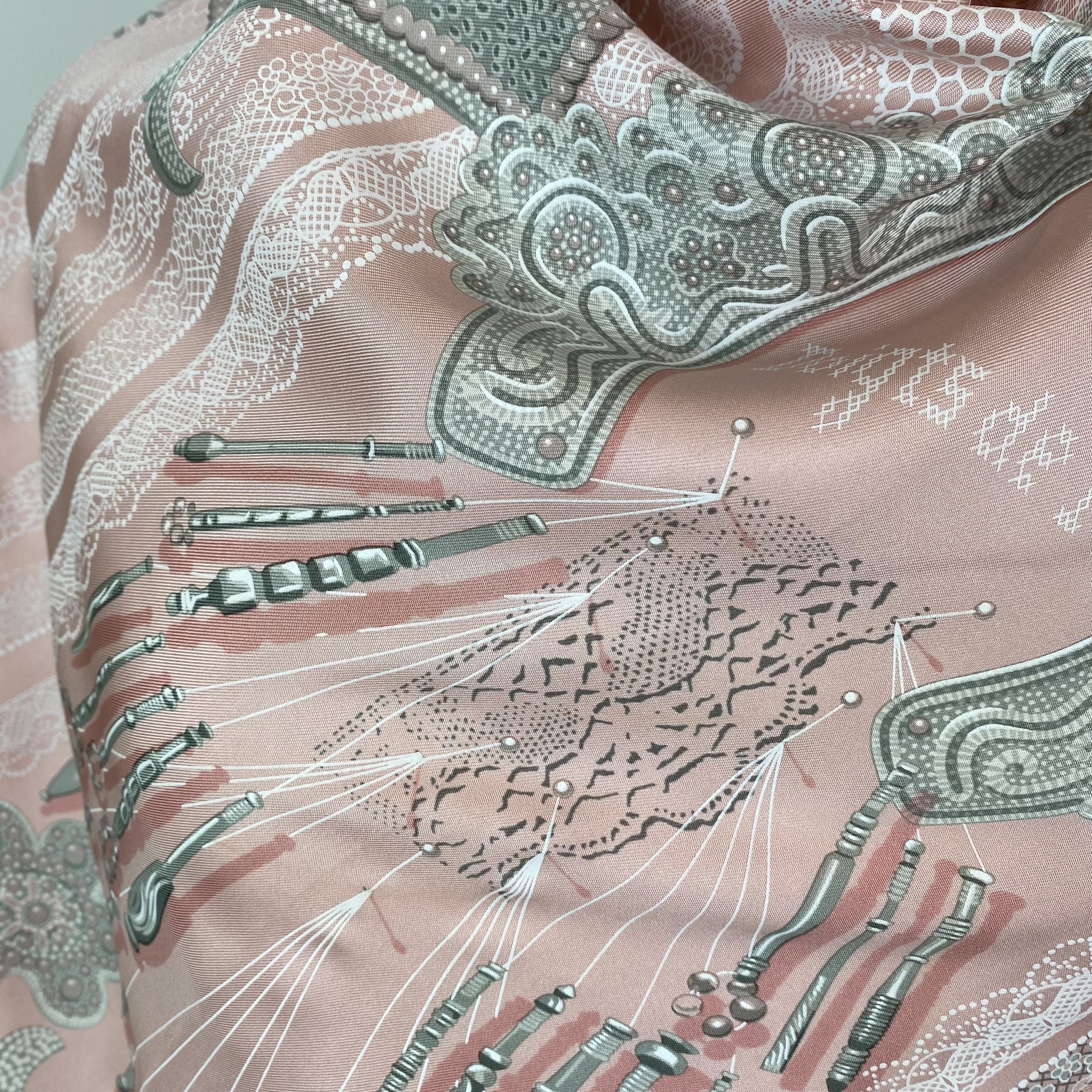 Boxed Hermes Doigts De Fée Silk Scarf