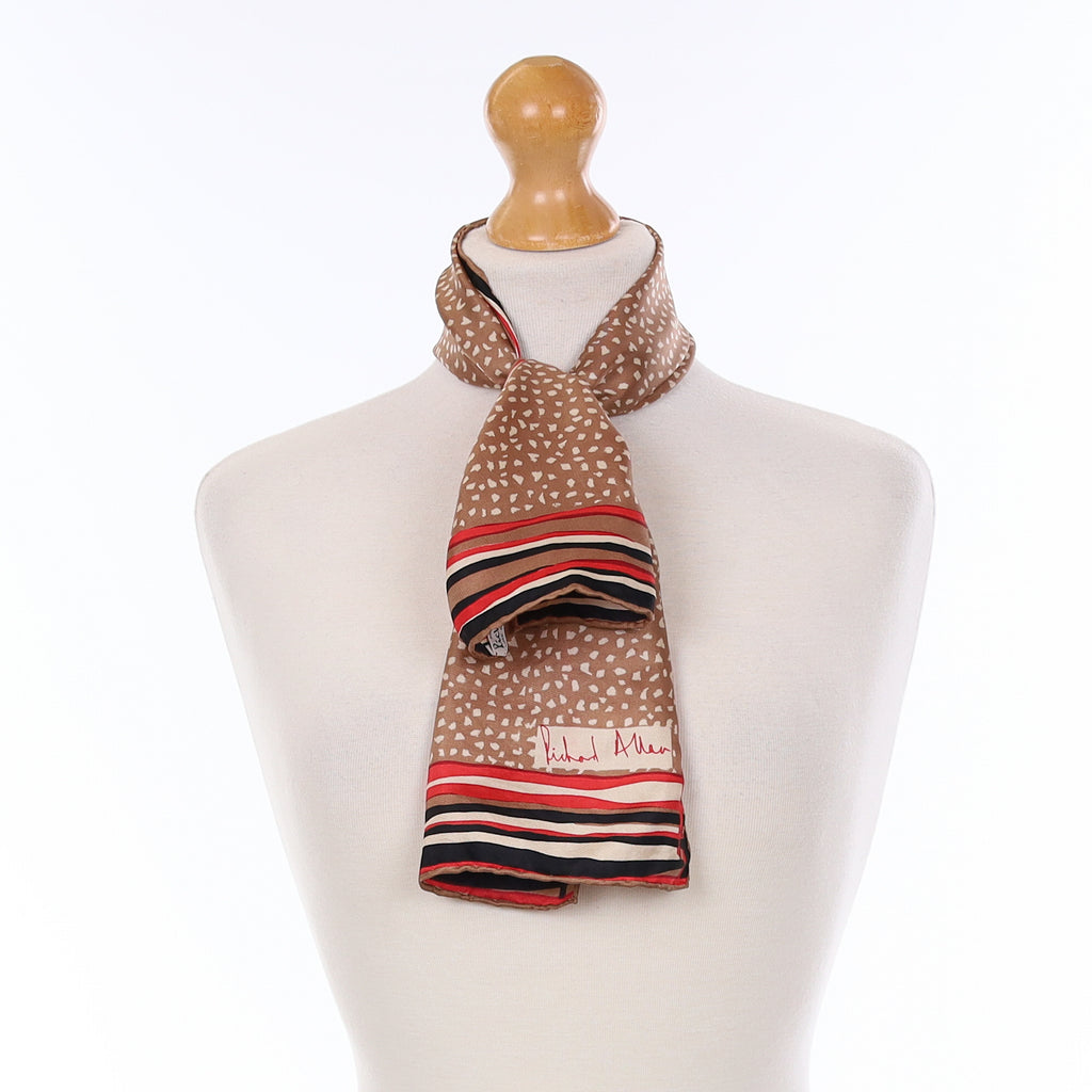 1970’s Richard Allan Vintage Silk Scarf