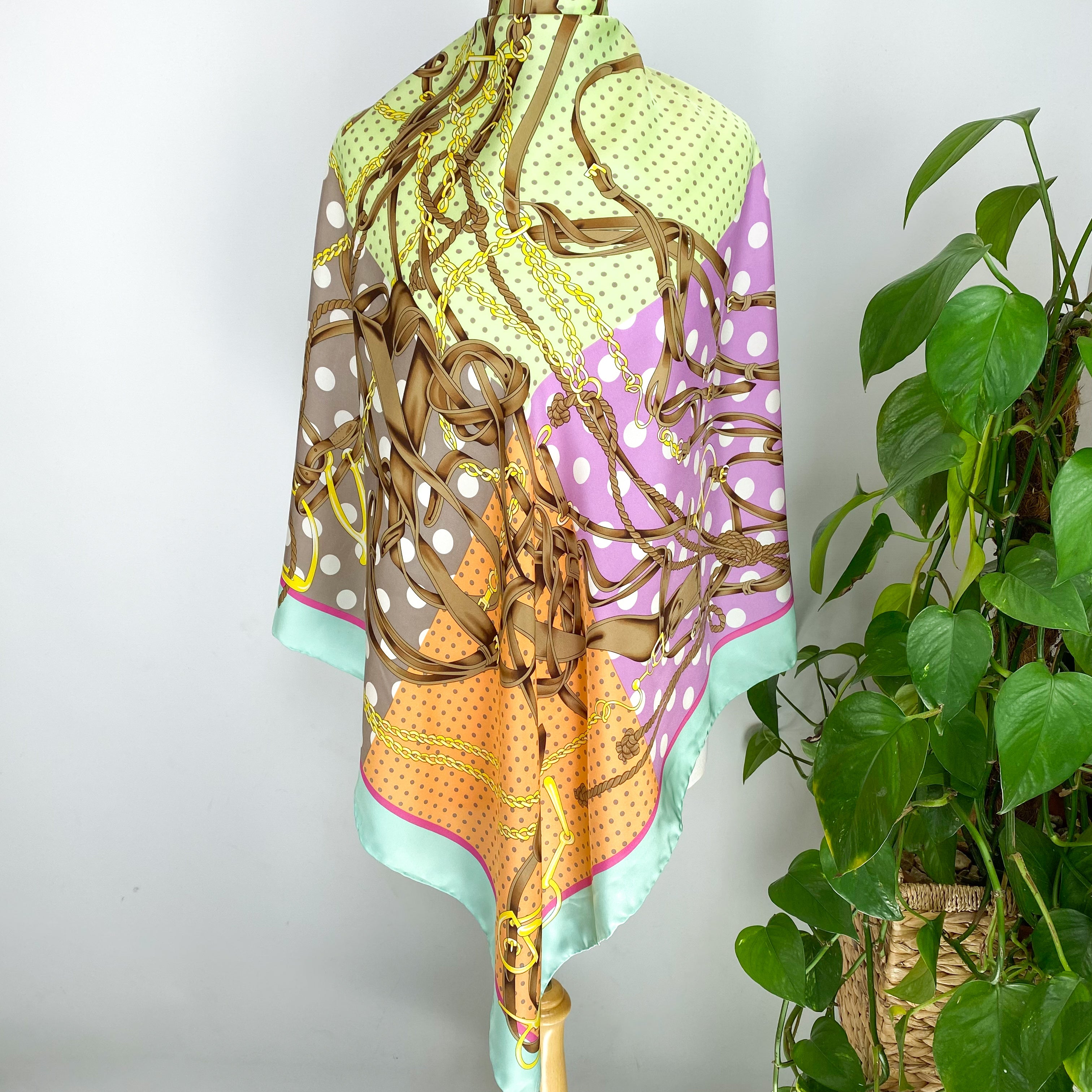 Codello Colourful Equestrian Silk Scarf