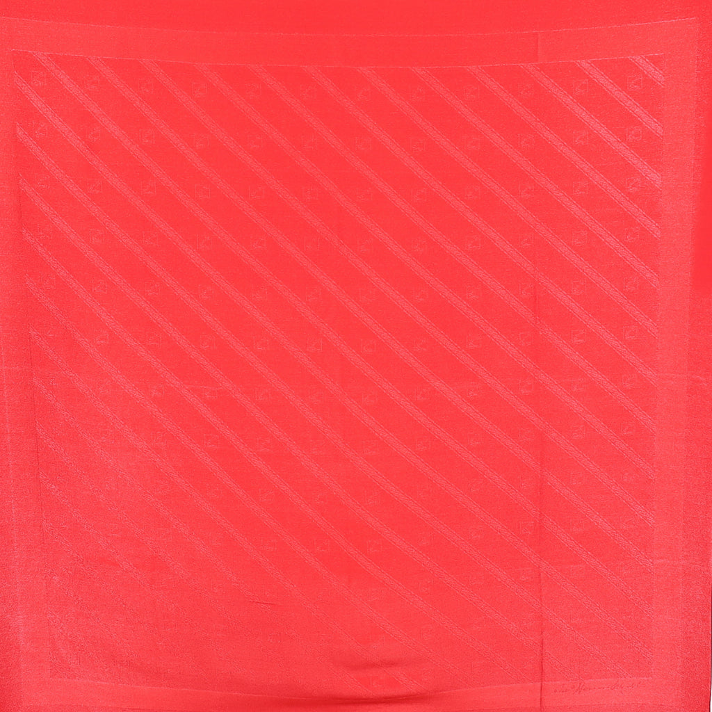 Immaculate Jas Hennessy Red Vintage Silk Scarf