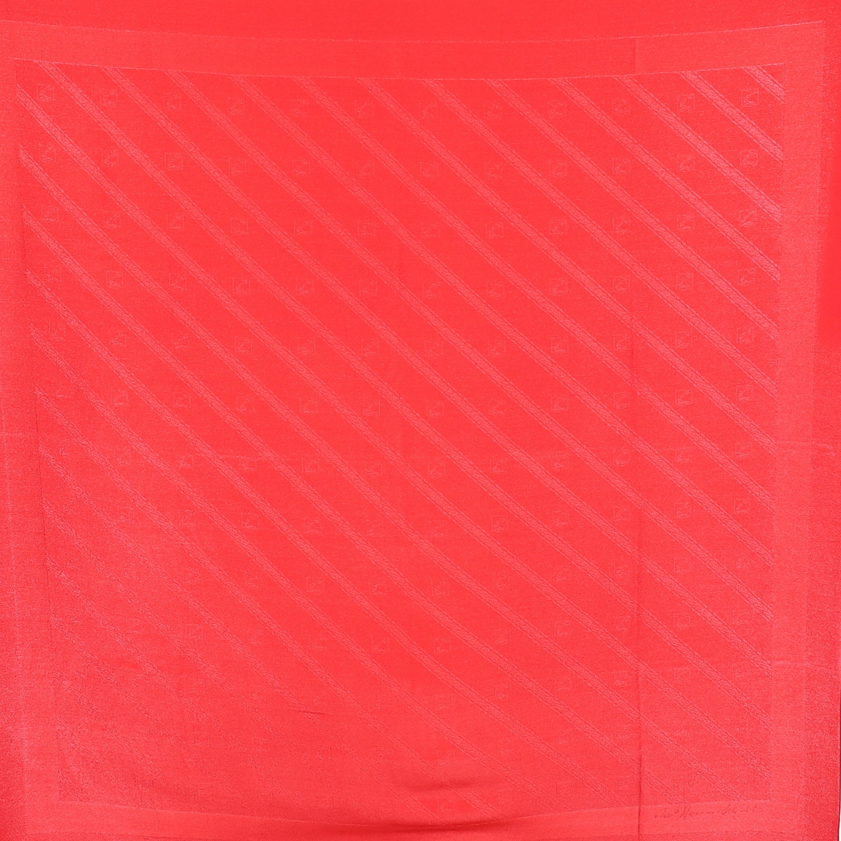 Immaculate Jas Hennessy Red Vintage Silk Scarf