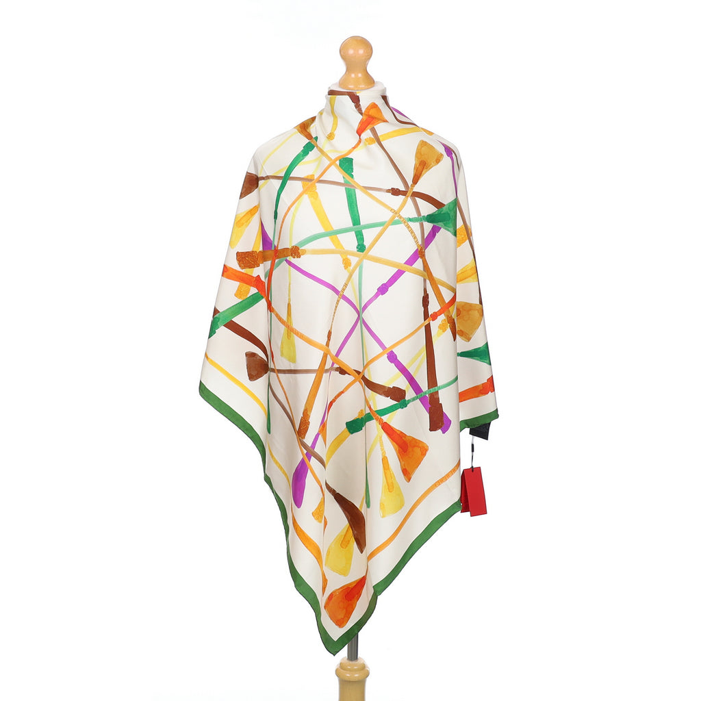 Carolina Herrera Multicoloured Silk Scarf