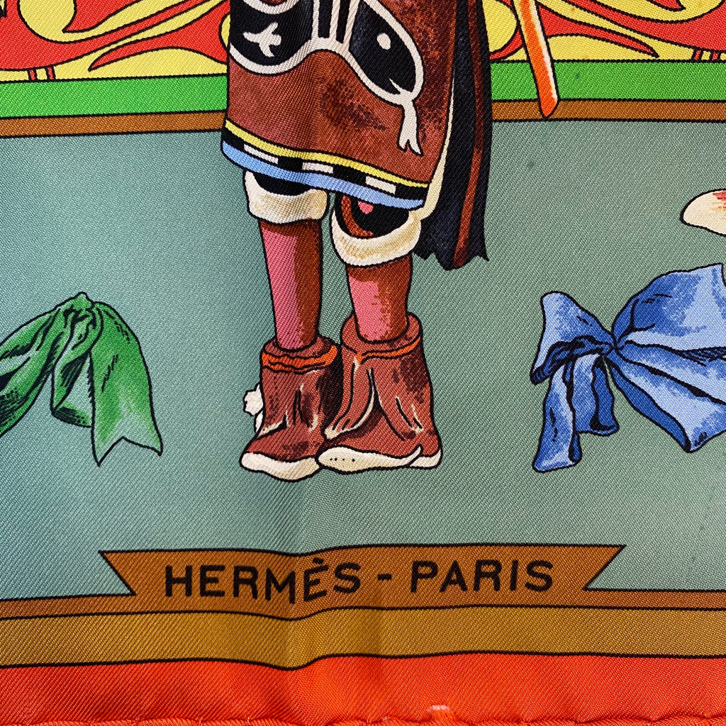 Hermès Kachinas Silk Scarf Rare