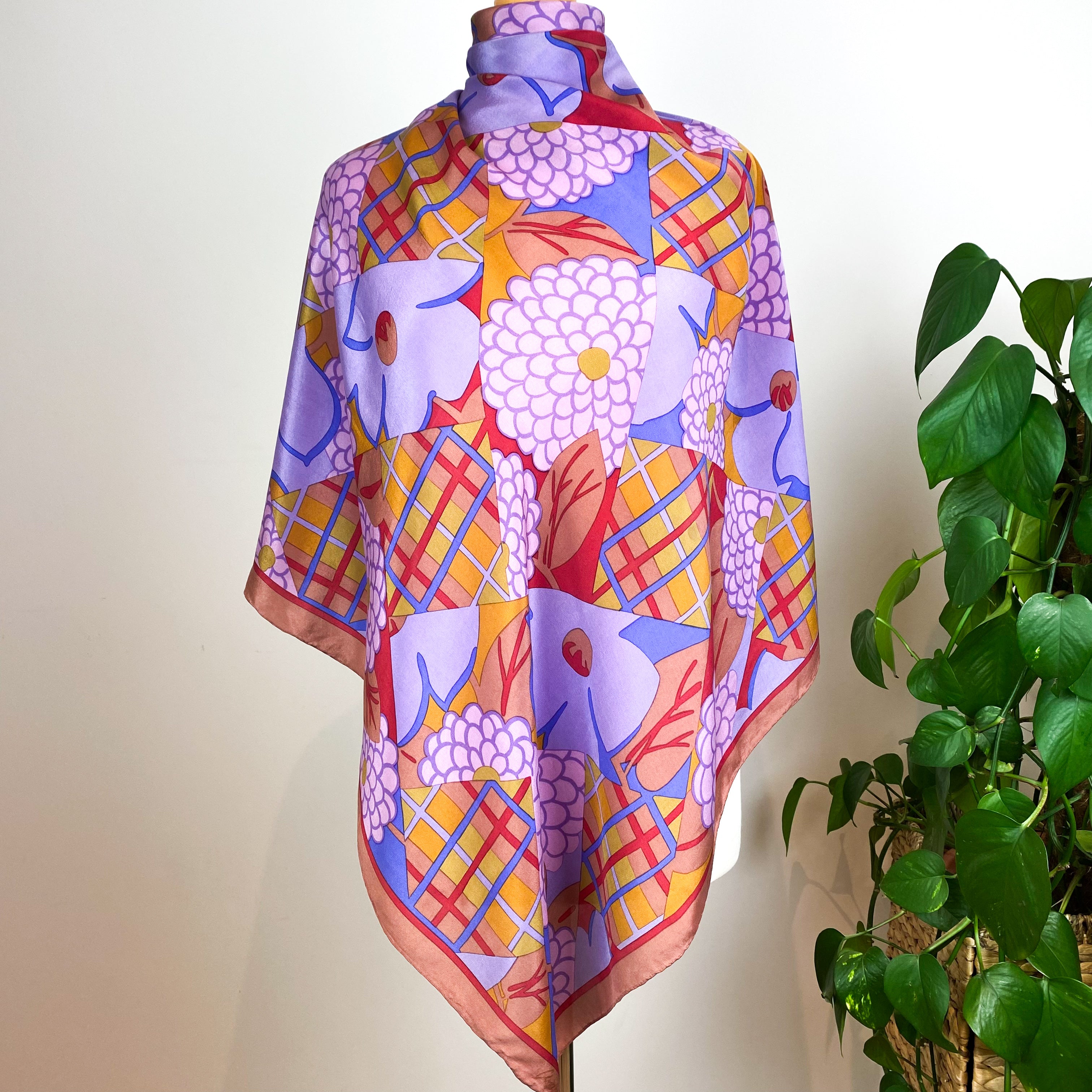 Christian Fischbacher Vintage Silk Scarf