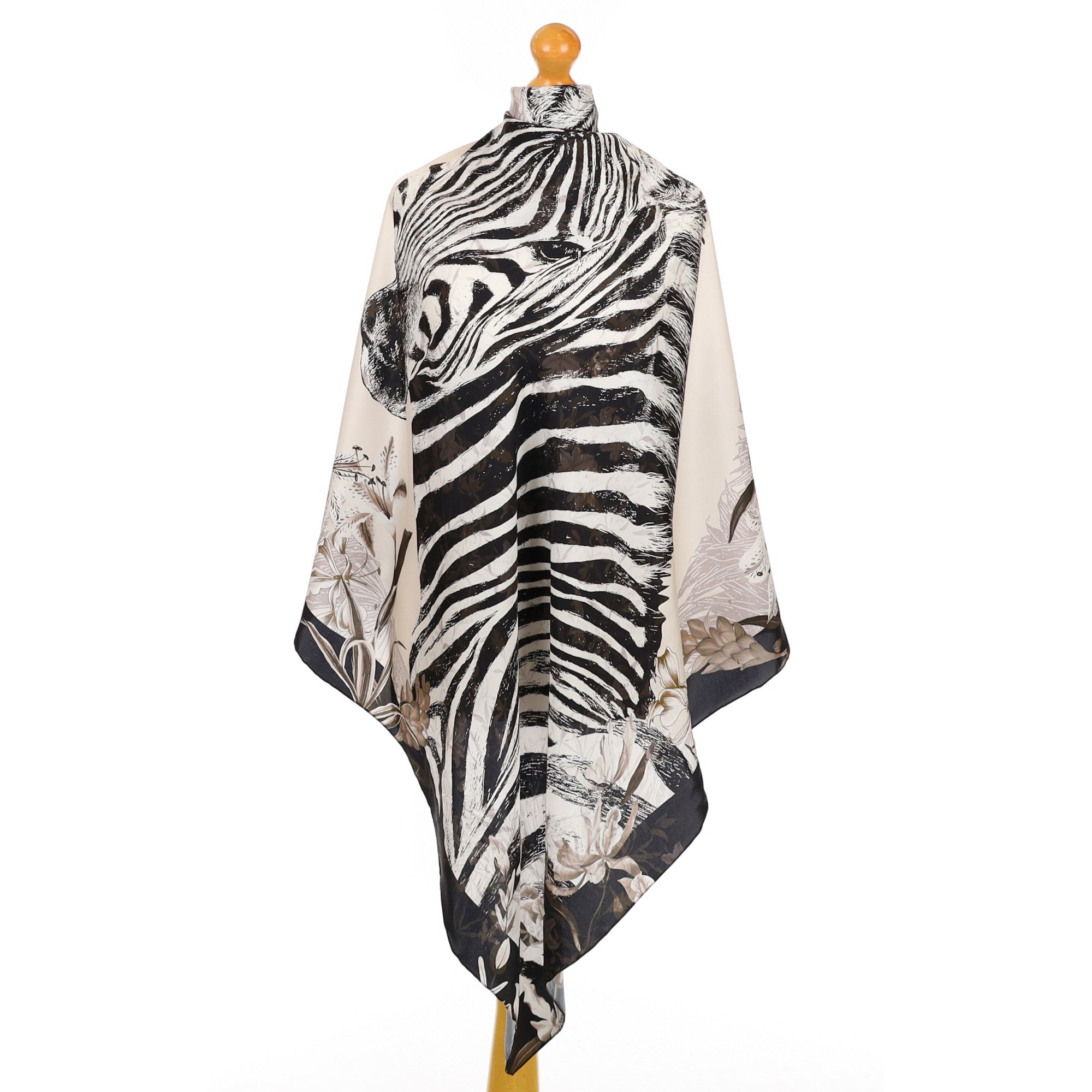 New Carlisle Zebra Silk Scarf