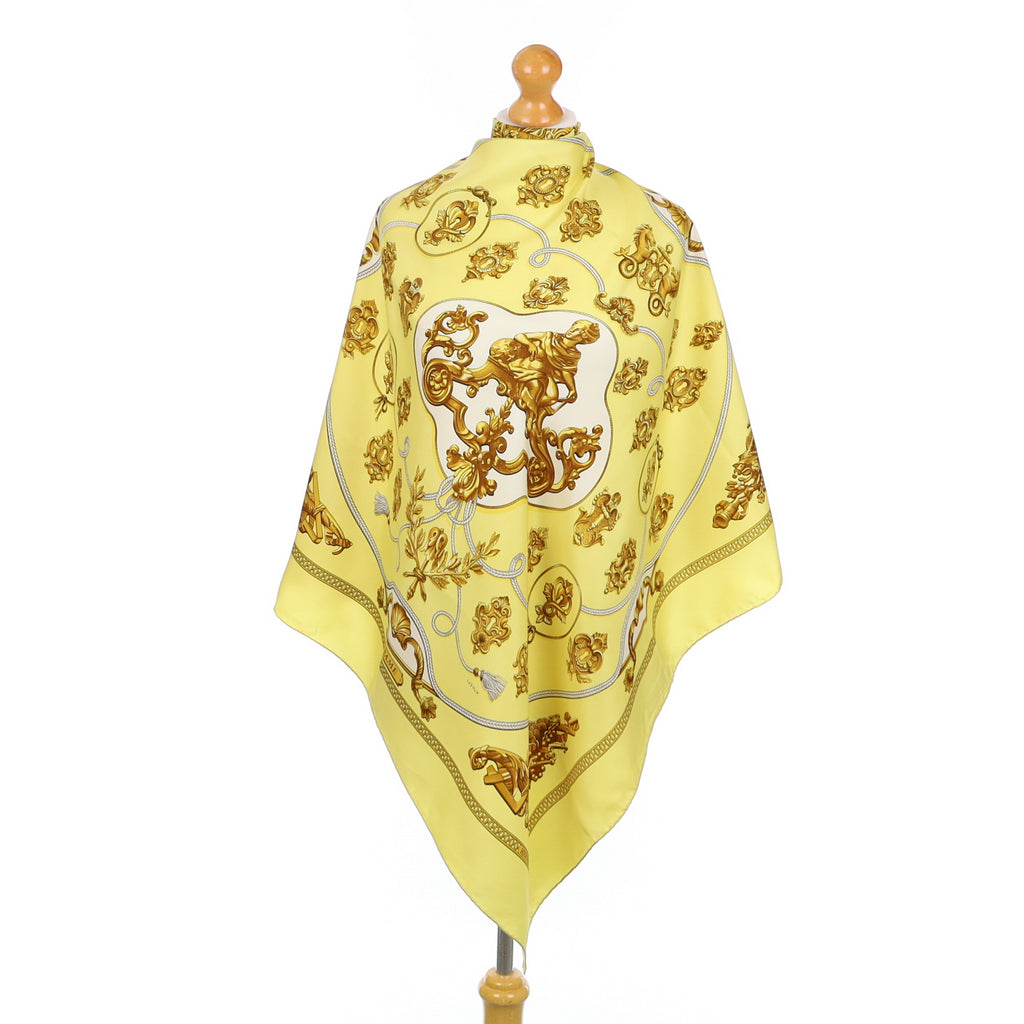 Hermès Sésame Designer Silk Scarf