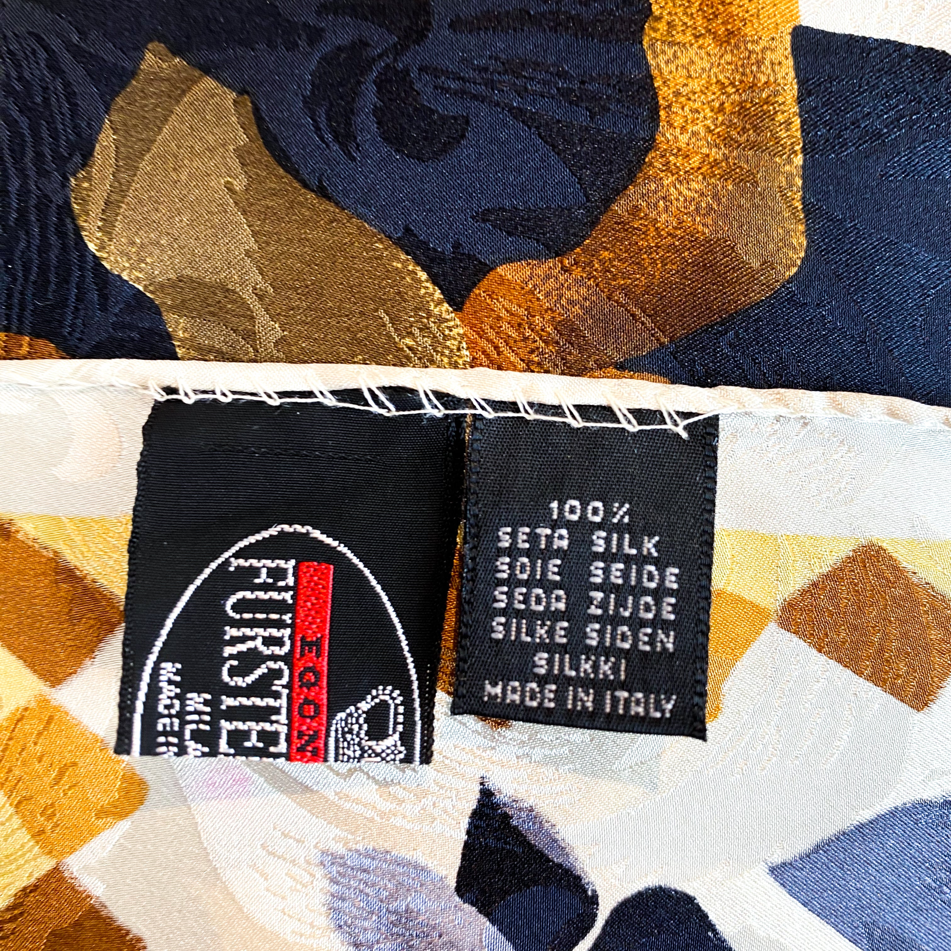 1970s Egon Furstenberg Vintage Silk Scarf