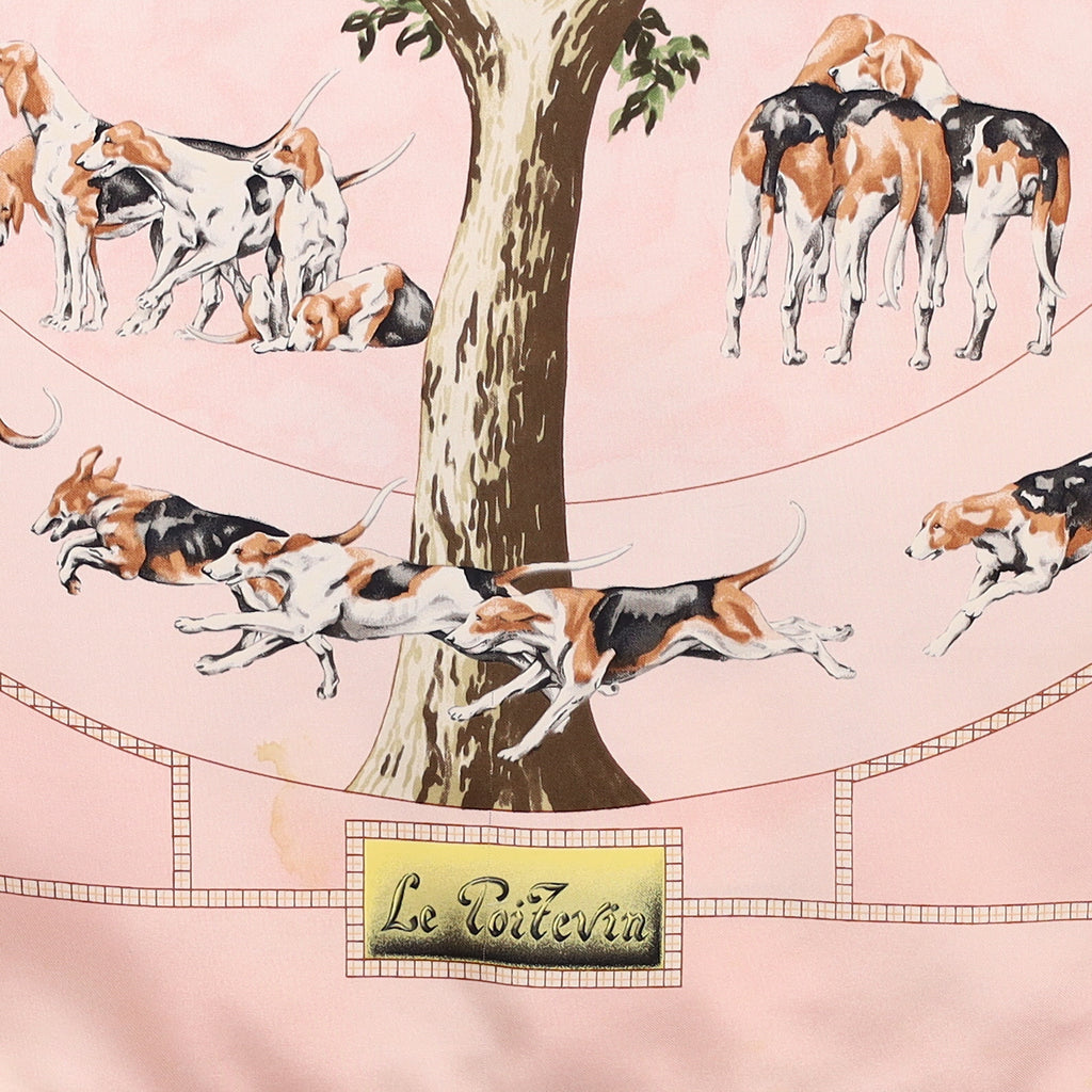 Hermès Le Poitevin Silk Scarf Quite Rare