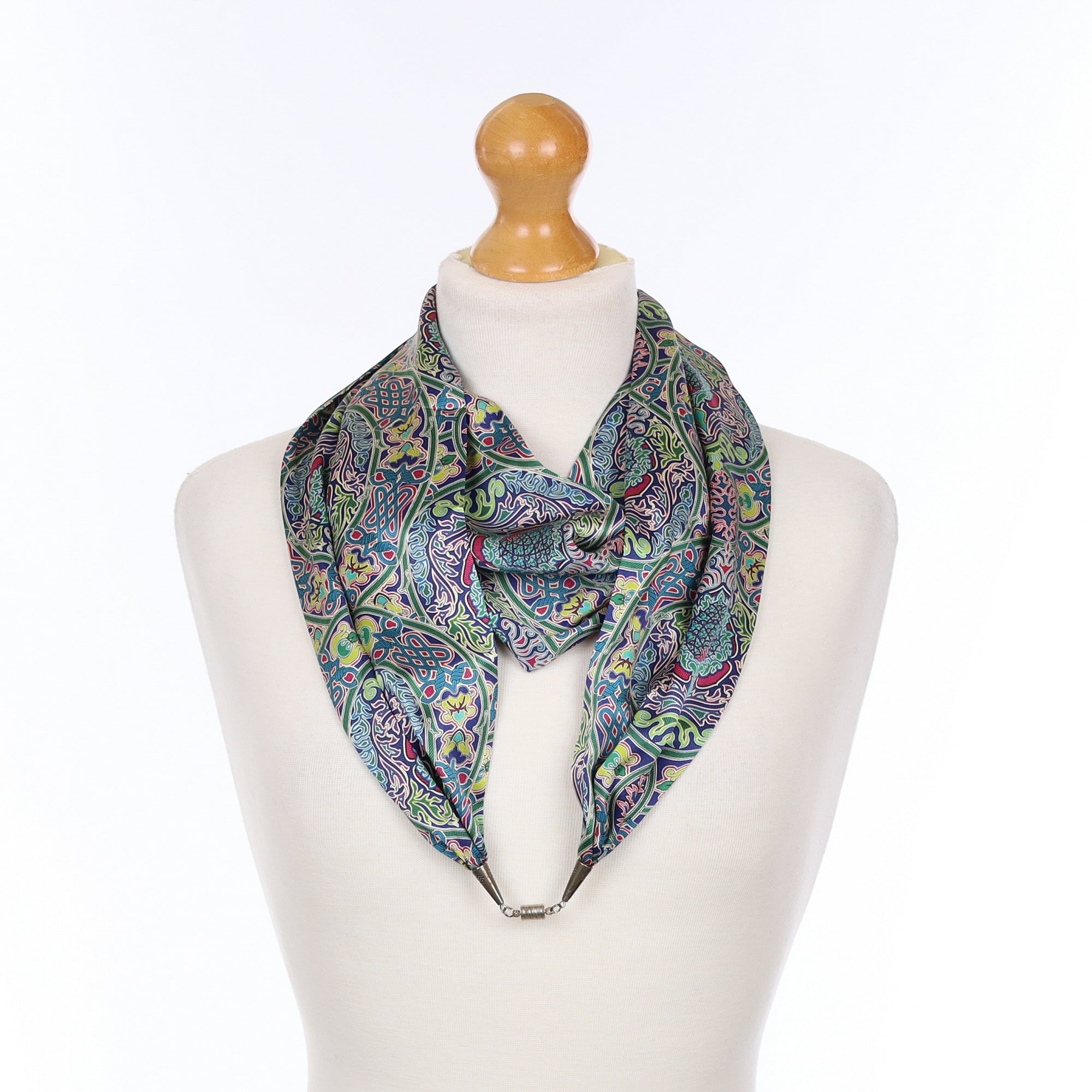 Brand New Boxed Ladycrow Silk Scarf