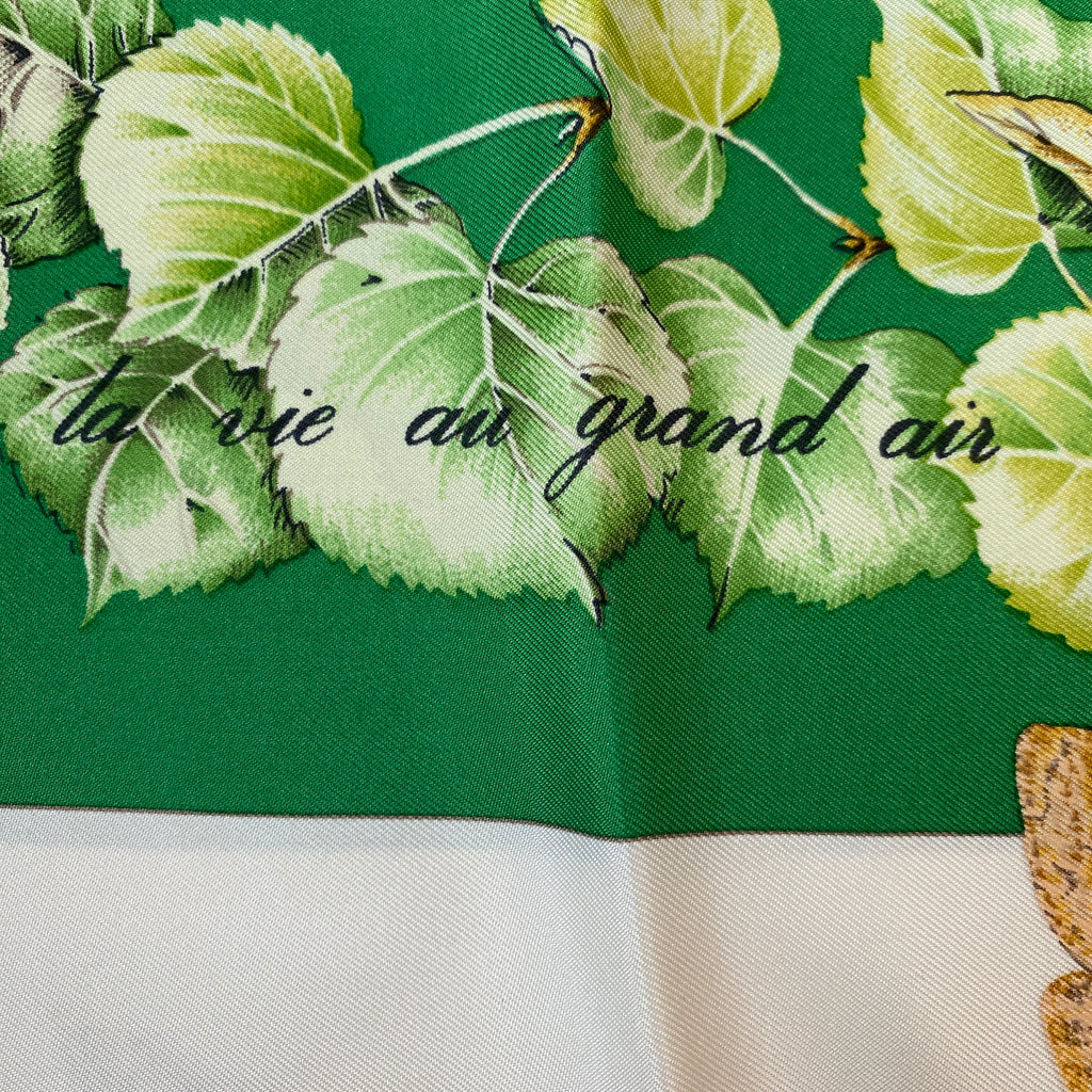 Hermès La Vie Au Grand Air Silk Scarf Quite Rare