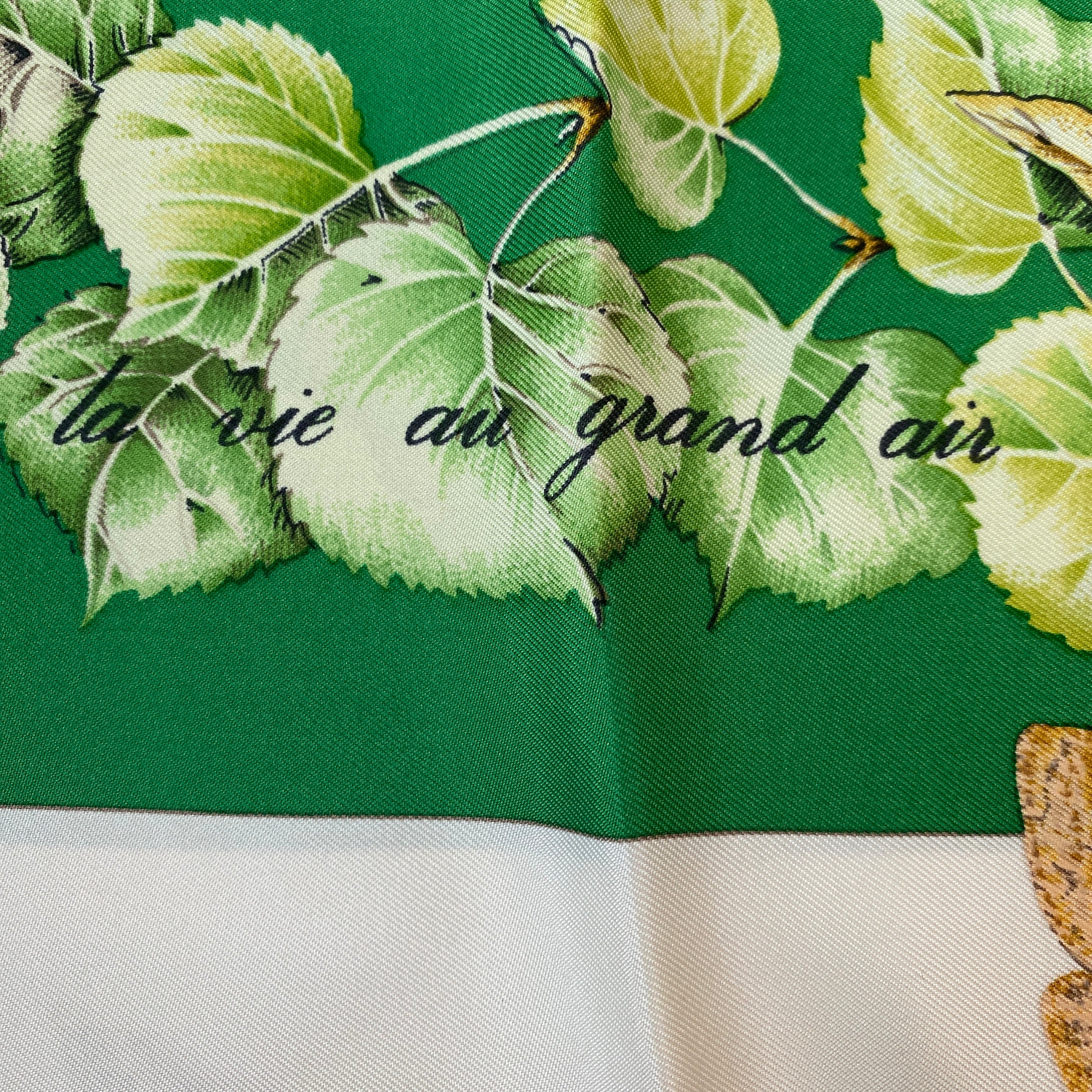 Hermès La Vie Au Grand Air Silk Scarf Quite Rare