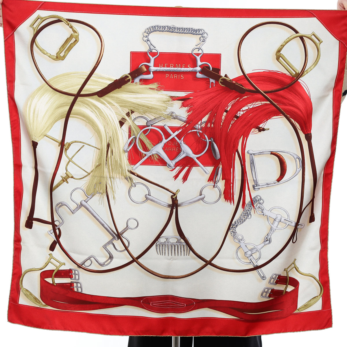 Hermès Projects Carrés Silk Scarf