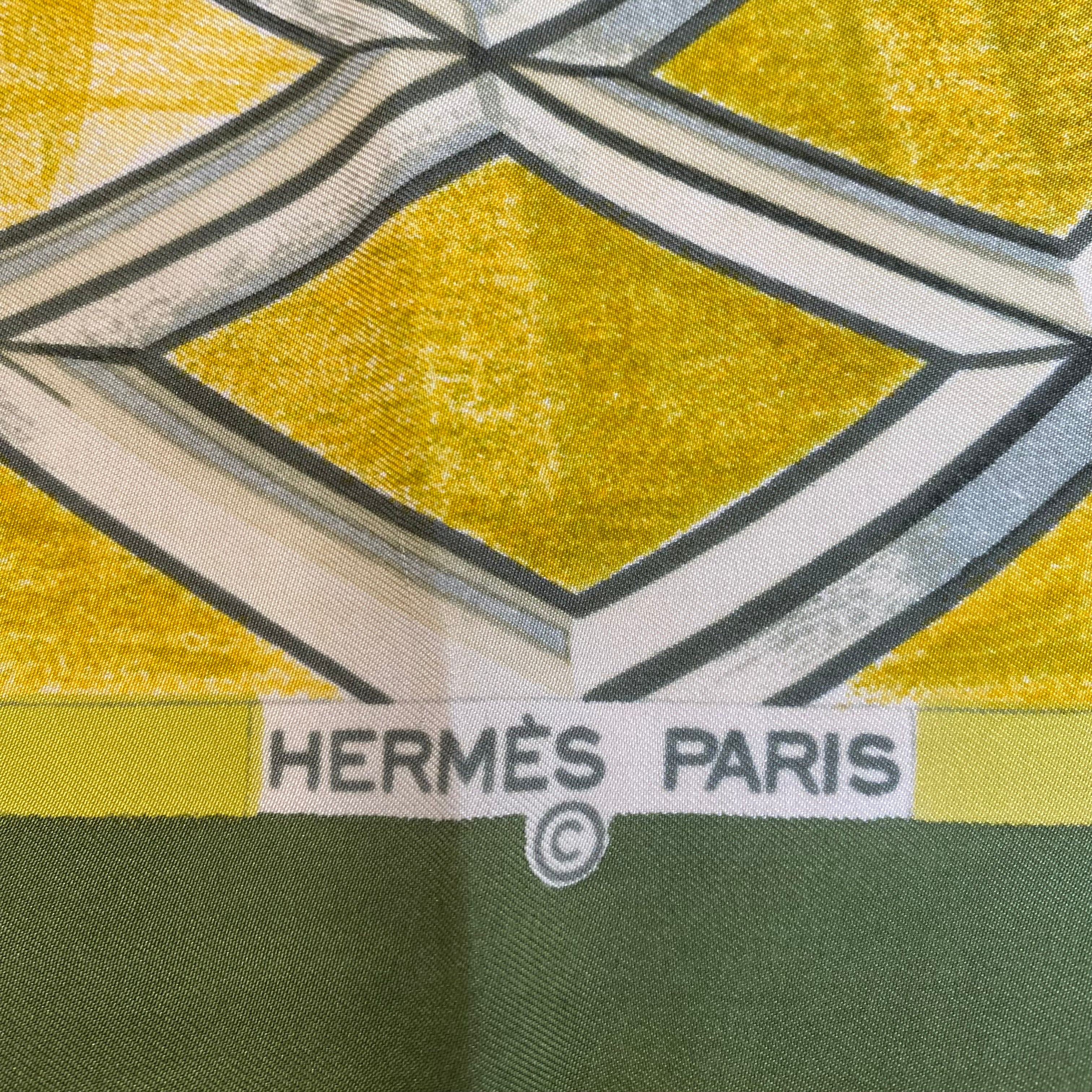 Hermès Vertiges Silk Scarf Quite Rare