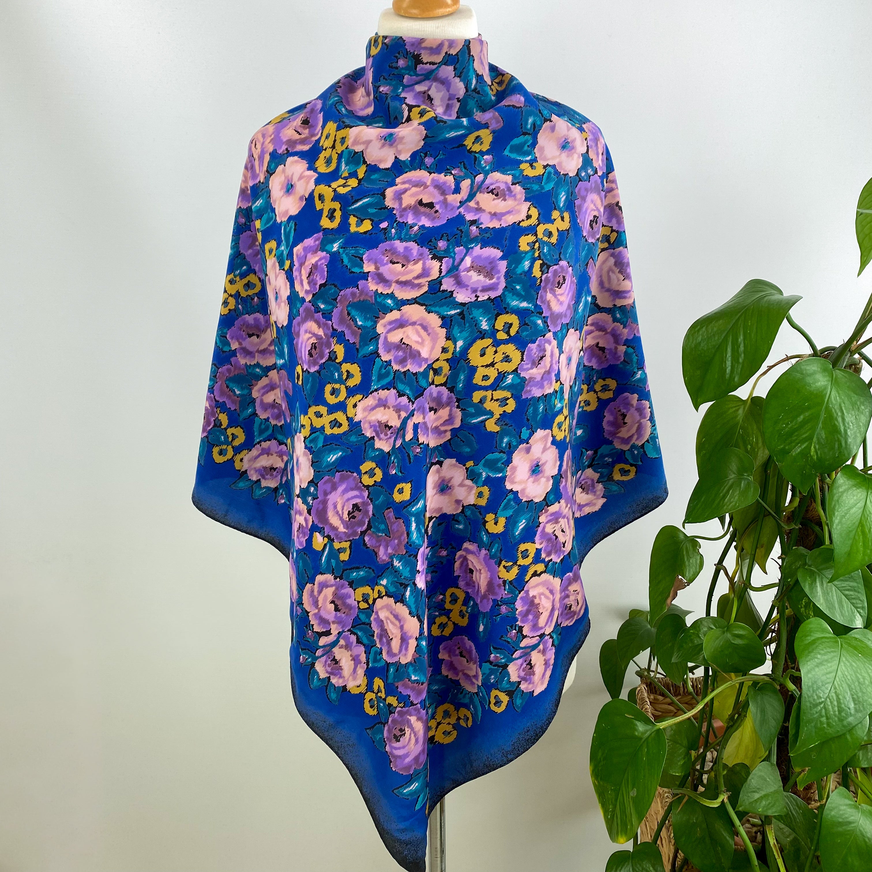 Dickens & Jones Floral Vintage Silk Scarf