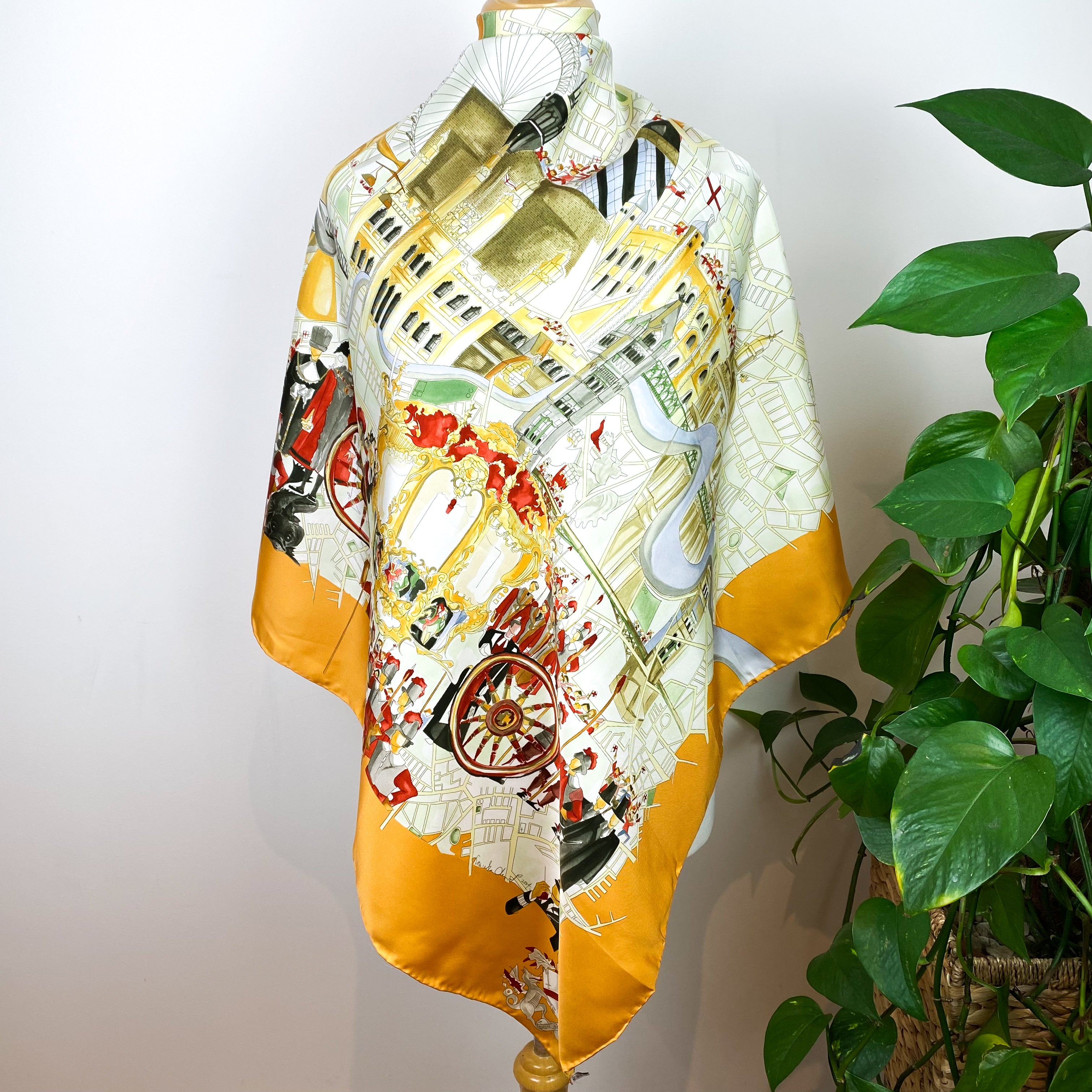 Brand New City of London Designer Silk Scarf