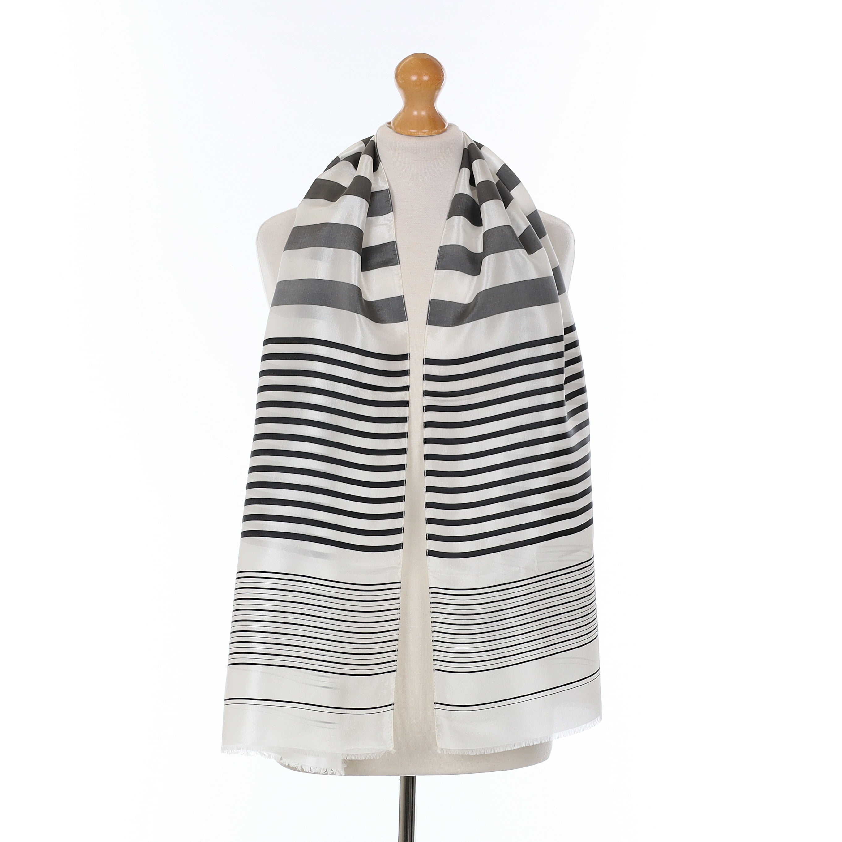 Brand New Monochrome Silk Scarf