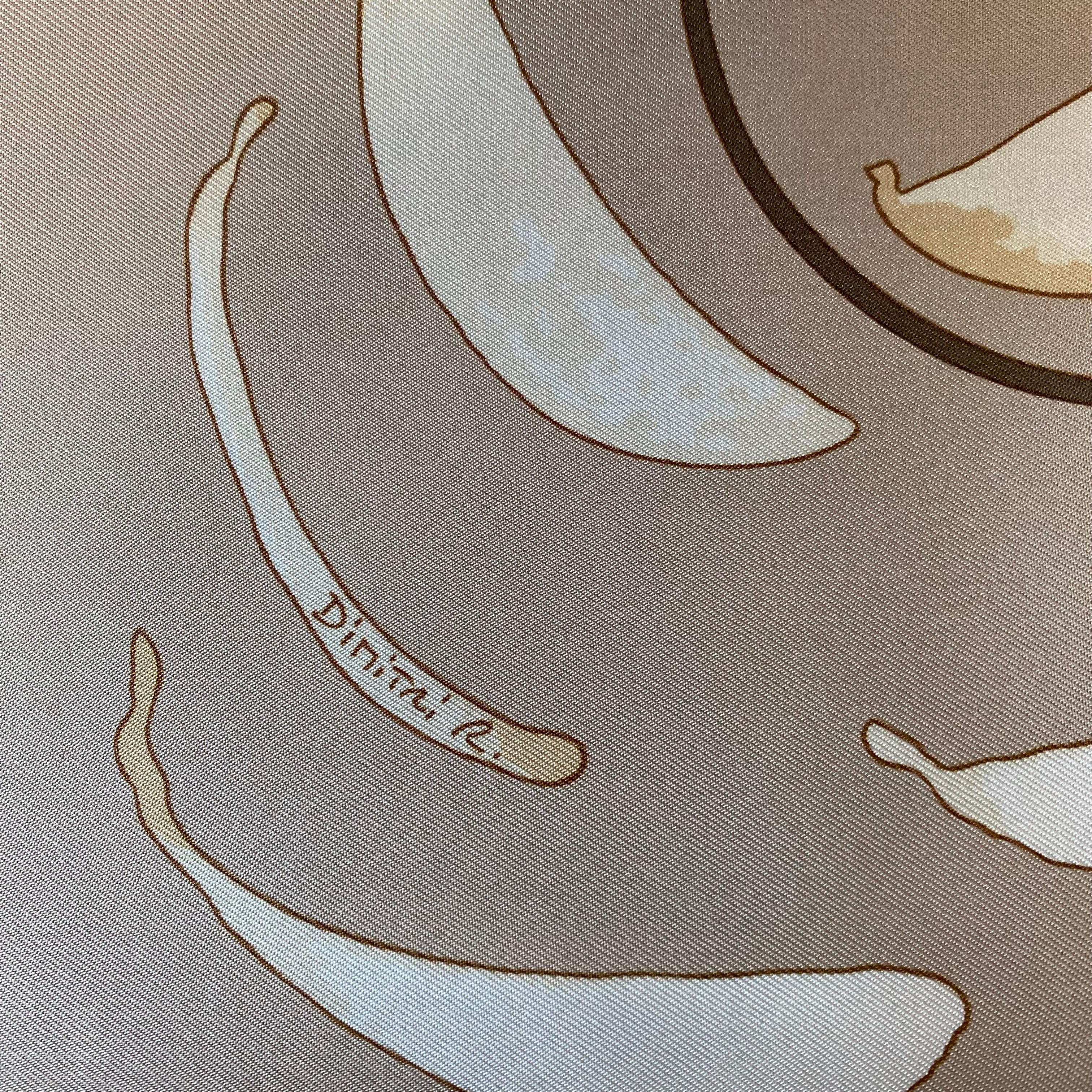 Hermès Au Gré Du Vent Silk Scarf