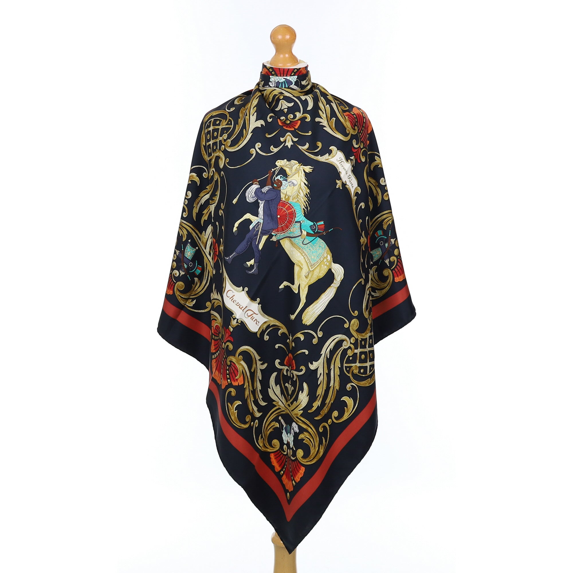 Hermès Cheval Turc Silk Scarf