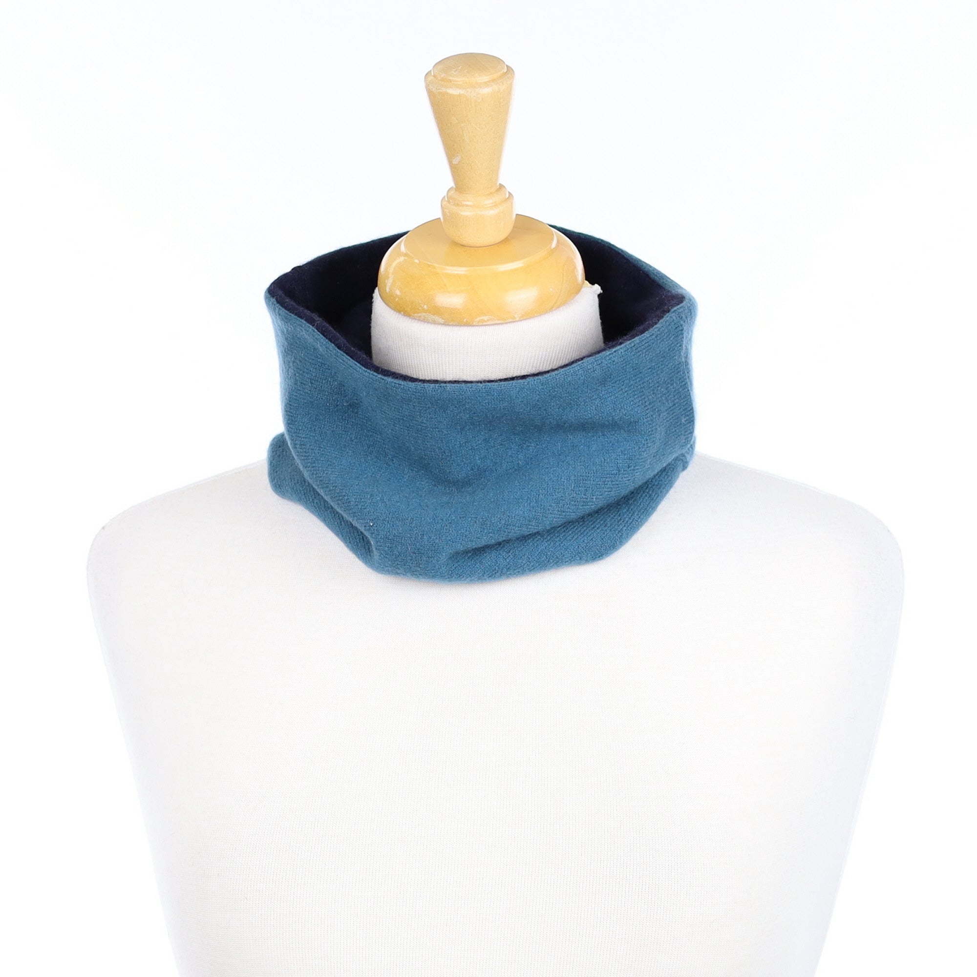 Teal and Navy Blue Neck Warmer