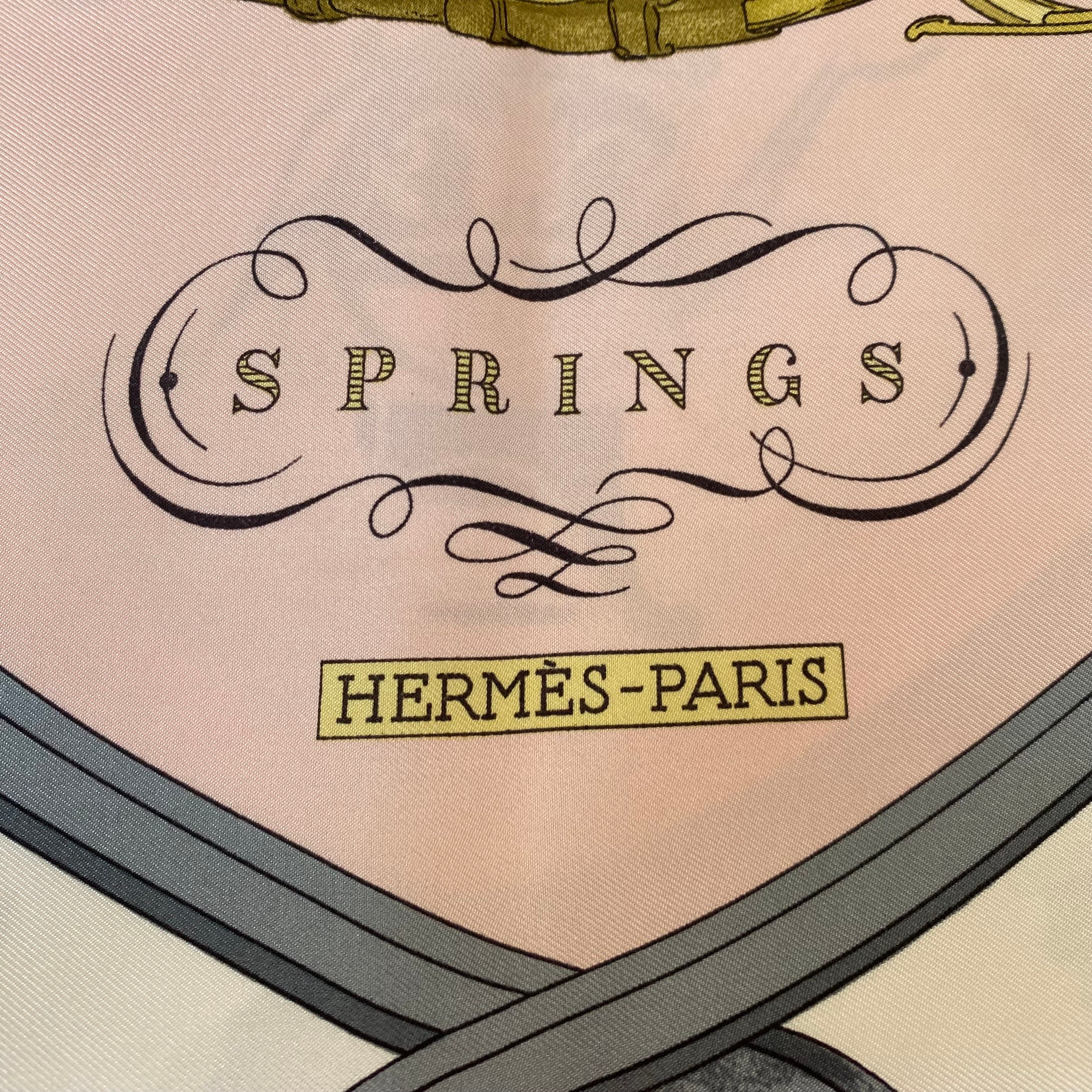 Hermès Springs Silk Scarf