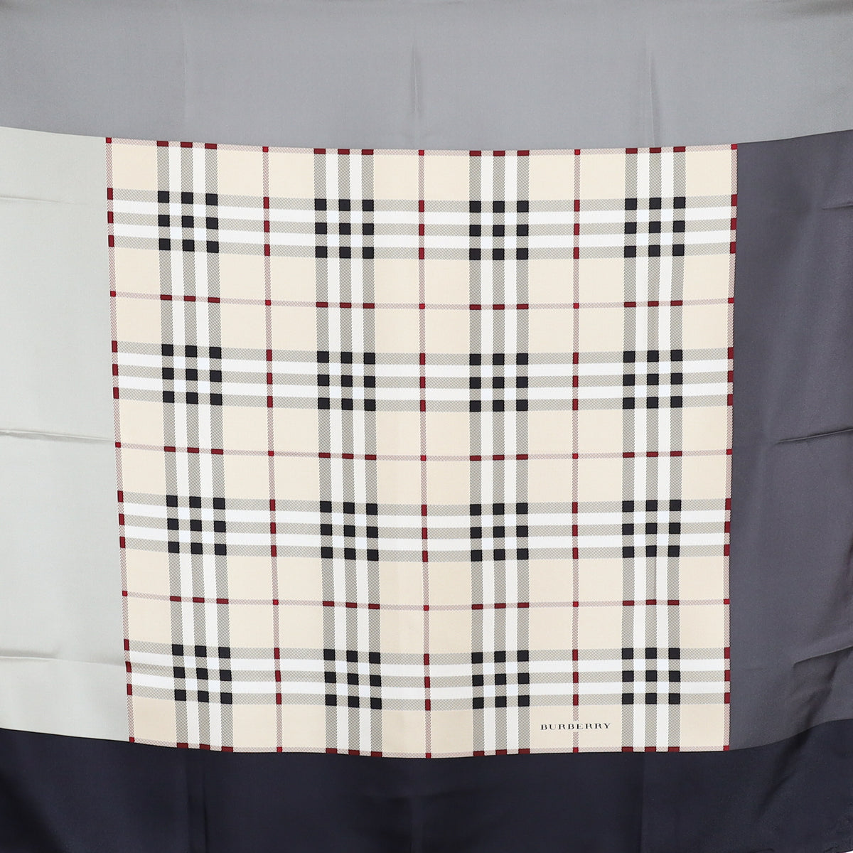 Burberry Check Designer Silk Scarf